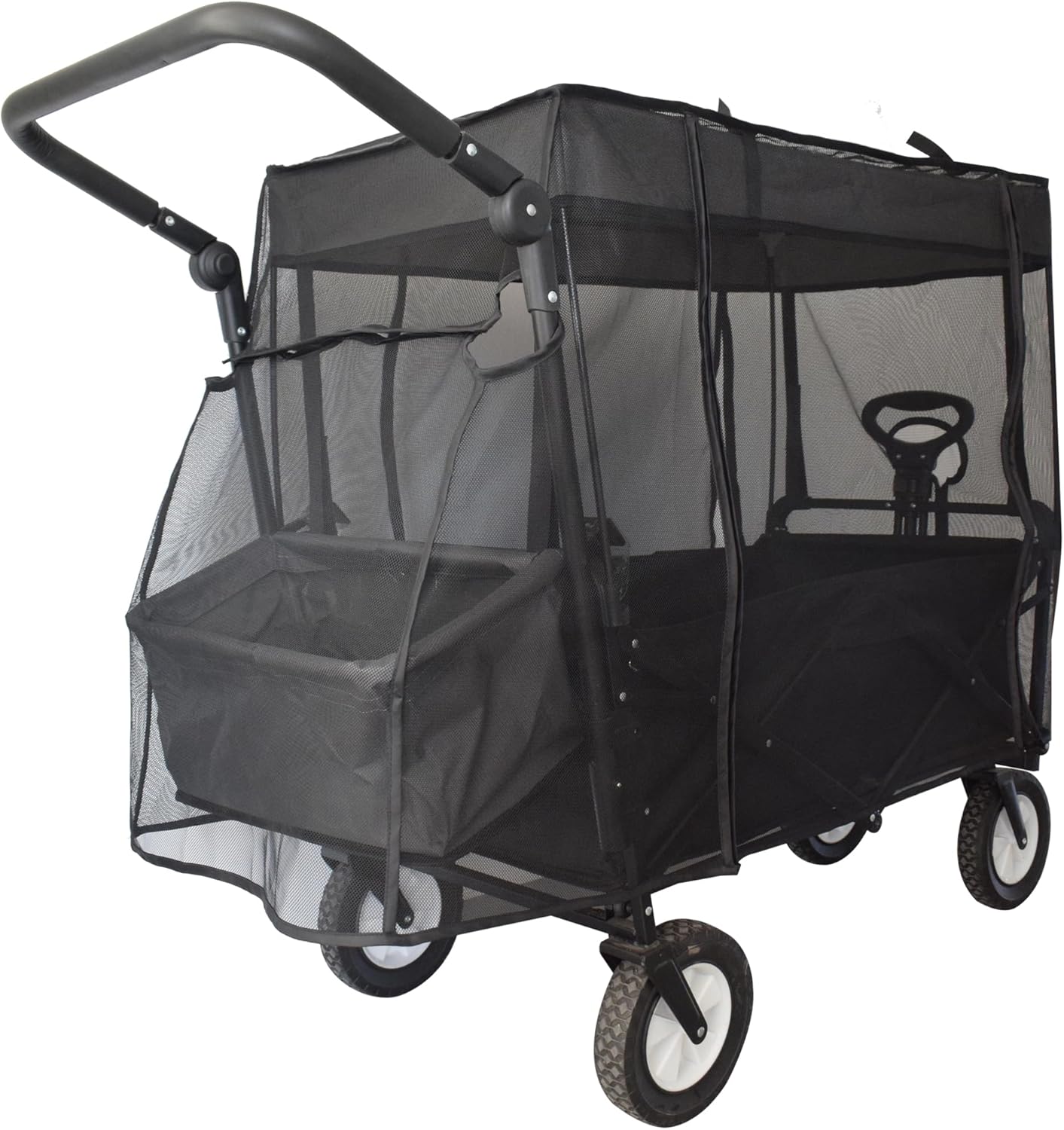 Mosquito Net for Wagon Universal, Bug Net Cover for Collapsible Beach 