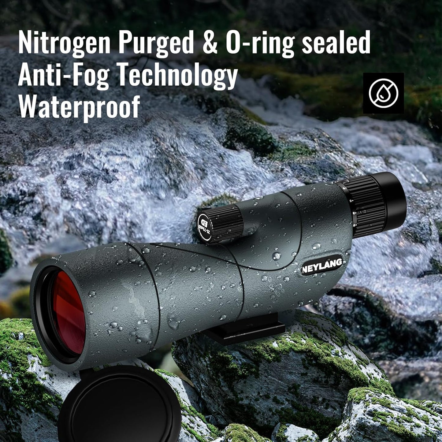 25-75X60 Spotting Scope for Shooting Hunting - Spotter Scopes with Tri