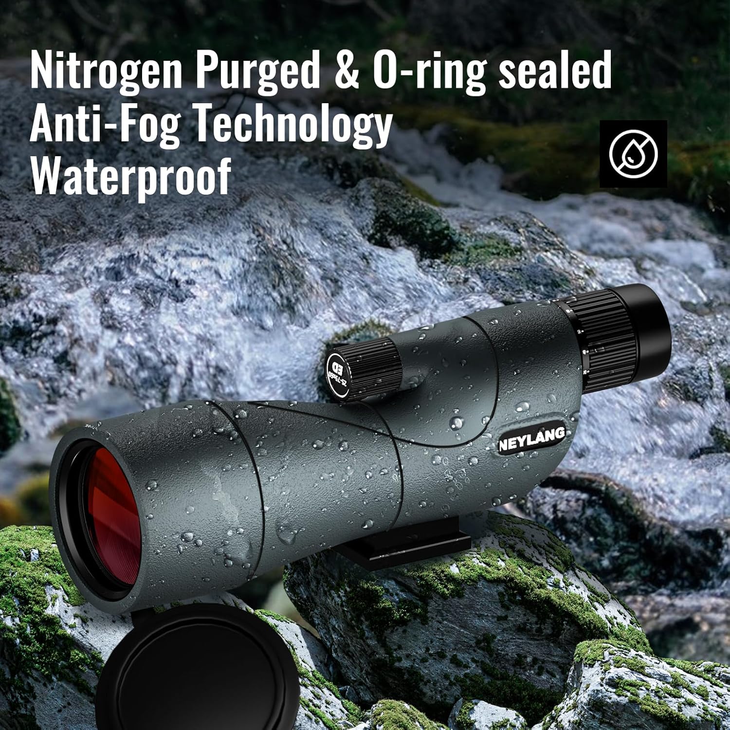 25-75X60 Spotting Scope for Shooting Hunting - Spotter Scopes with Tri
