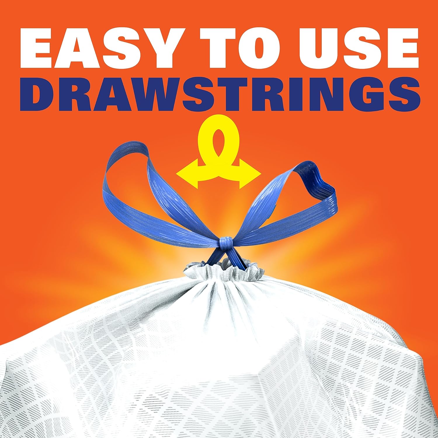 Hefty Ultra Strong 13 Gallon Trash Bags, Tall Kitchen Trash Bags 13 Ga