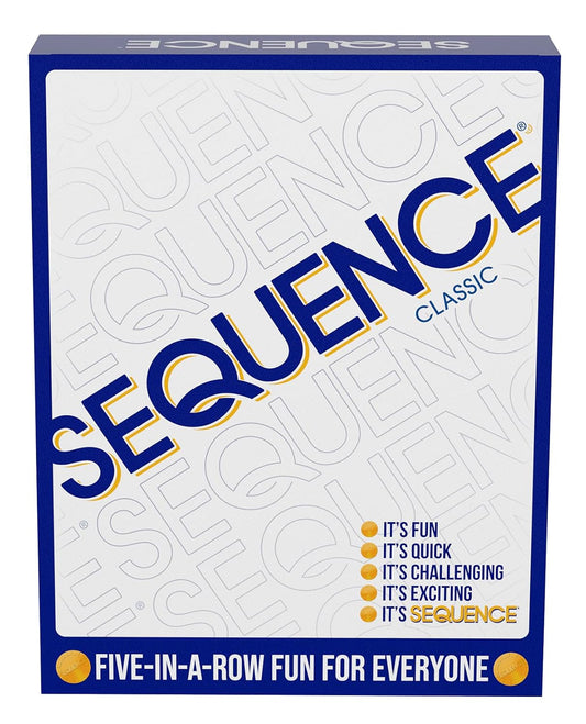 SEQUENCE- Original SEQUENCE Game with Folding Board, Cards and Chips b
