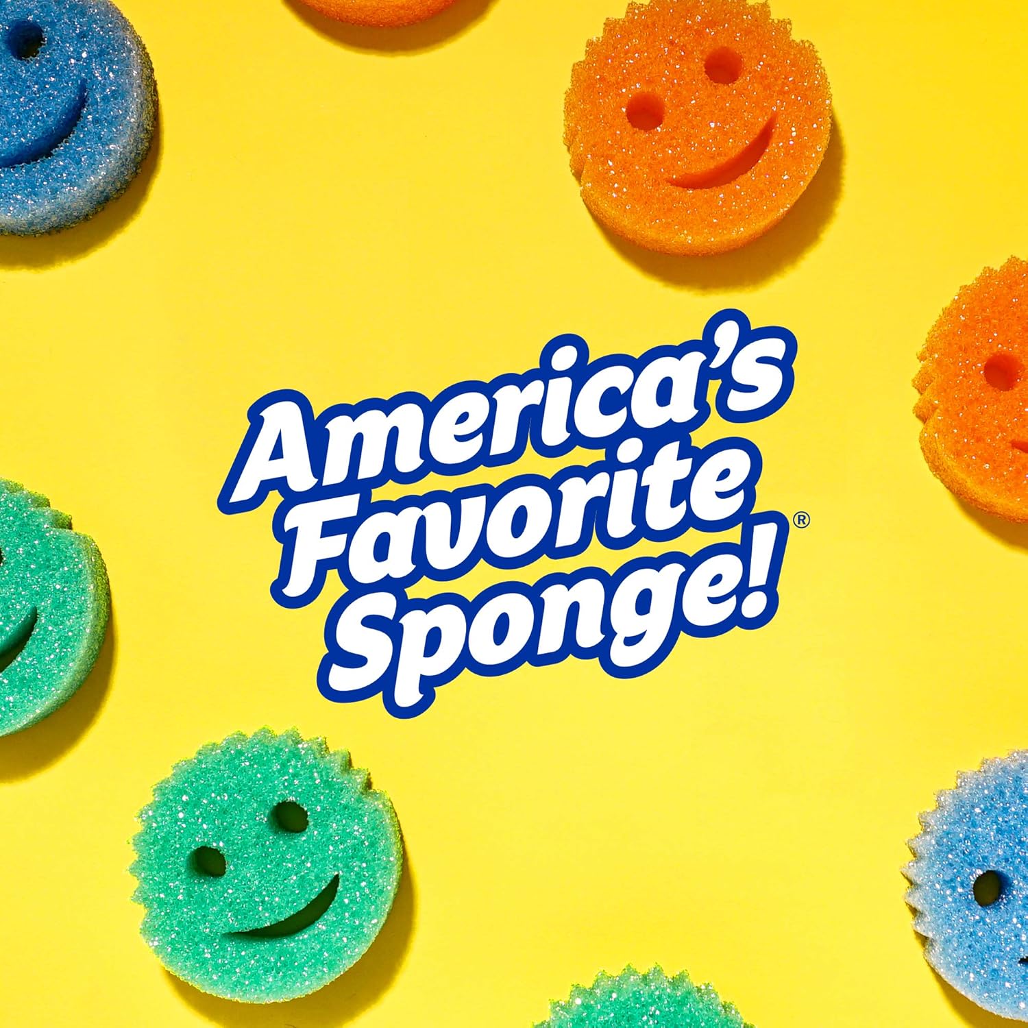 Scrub Daddy Sponge - Dye Free - Scratch-Free Scrubber for Dishes and H