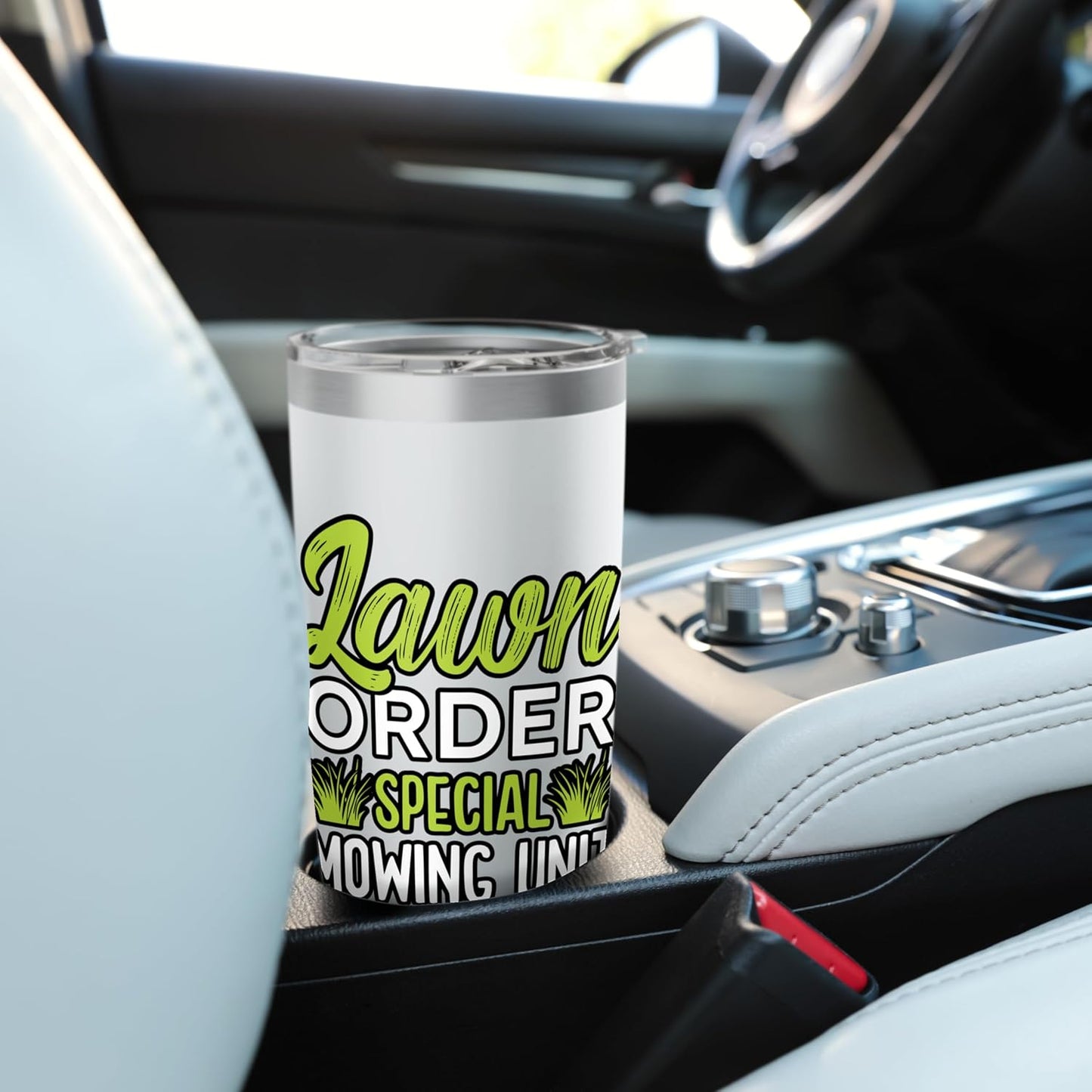 Lawn Order Special Mowing Unit - Landscaper Lawn Care Stainless Steel Insulated Tumbler