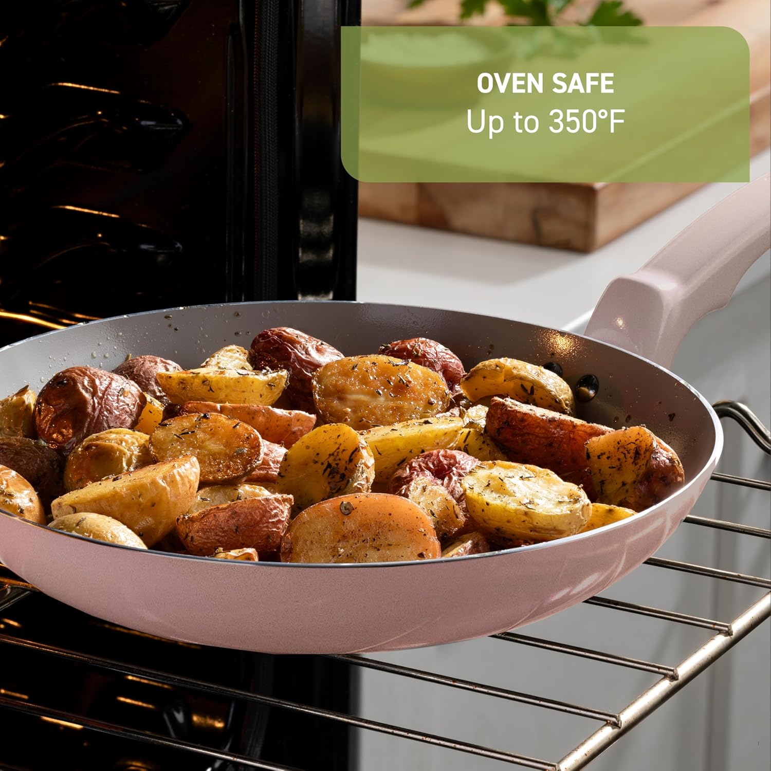 T-Fal Refresh Ceramic Nonstick Cookware Set, 12-Piece Ceramic Pots and