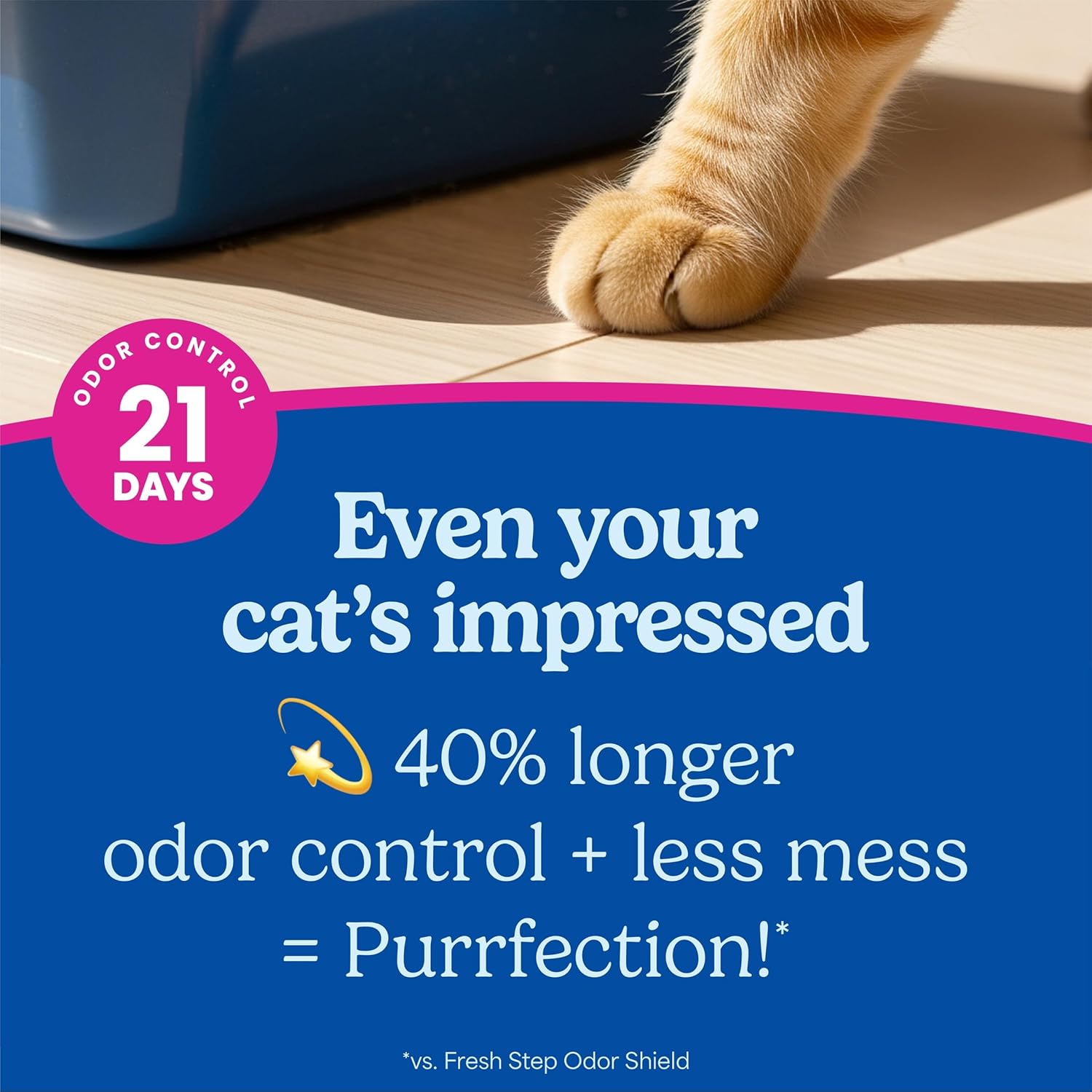 Fresh Step Advanced Clean Paws Multi Cat Clumping Cat Litter with Febr