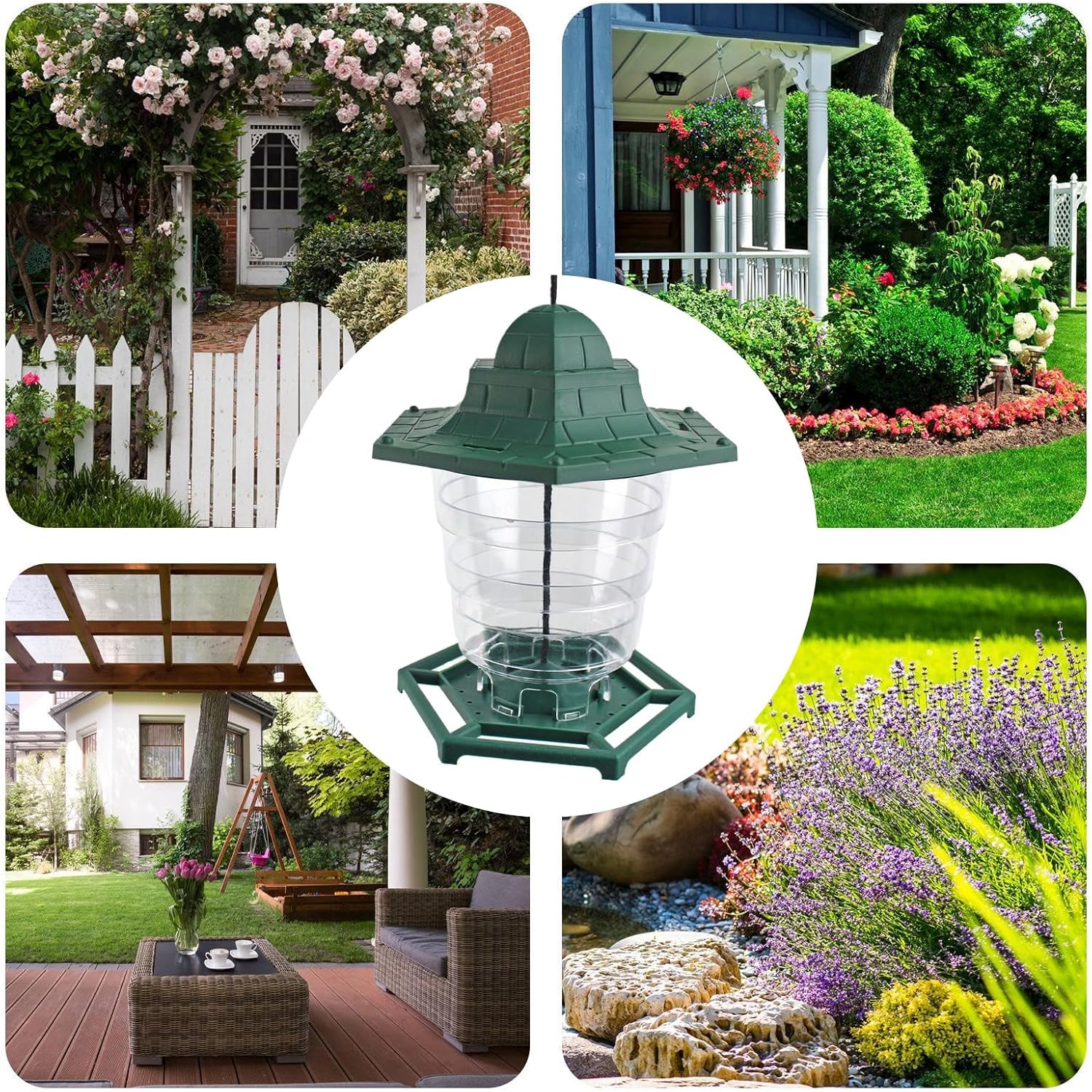 Bird Feeder - Weather Proof Feeding Bowl, Wild Birds Feeders for Backy