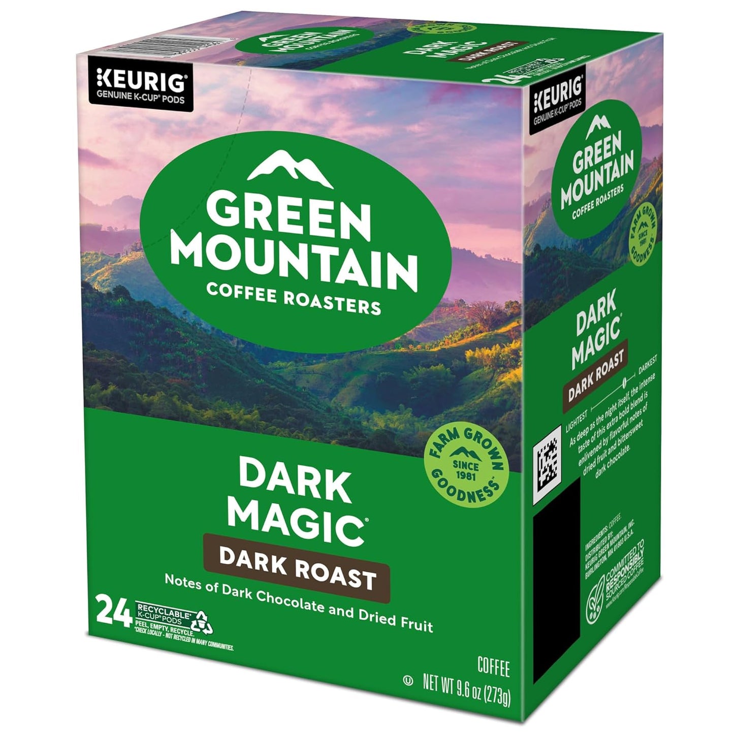 Green Mountain Coffee Roasters Dark Magic Coffee, Keurig Single-Serve 