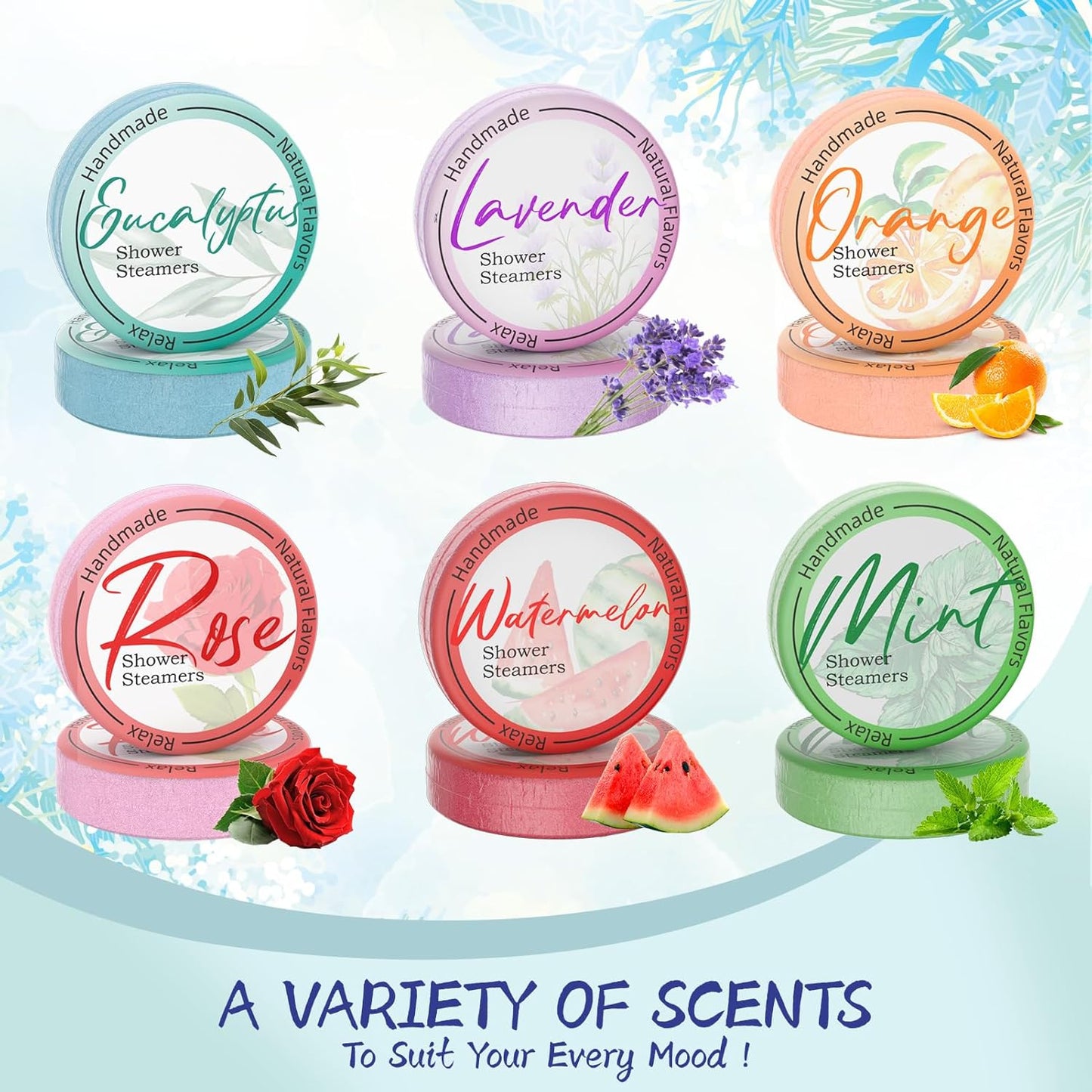 Shower Steamers Aromatherapy 8 Pack - Gifts for Women, Shower Bombs wi