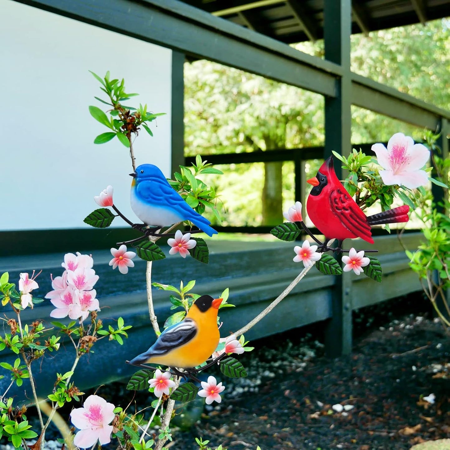 Metal Bird Wall Decor Bird Wall Art Metal Outdoor Wall Art Suitable for Garden Art Clearance Outdoor Wall Decorations for Patio Set of 3