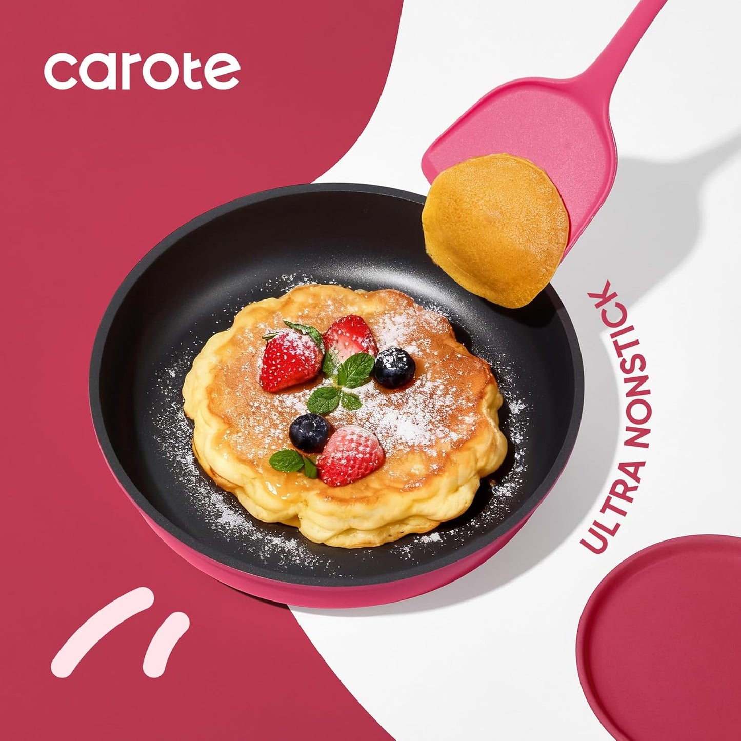 CAROTE 15pcs Pots and Pans Set Non Stick, Cookware Set Non Toxic with 