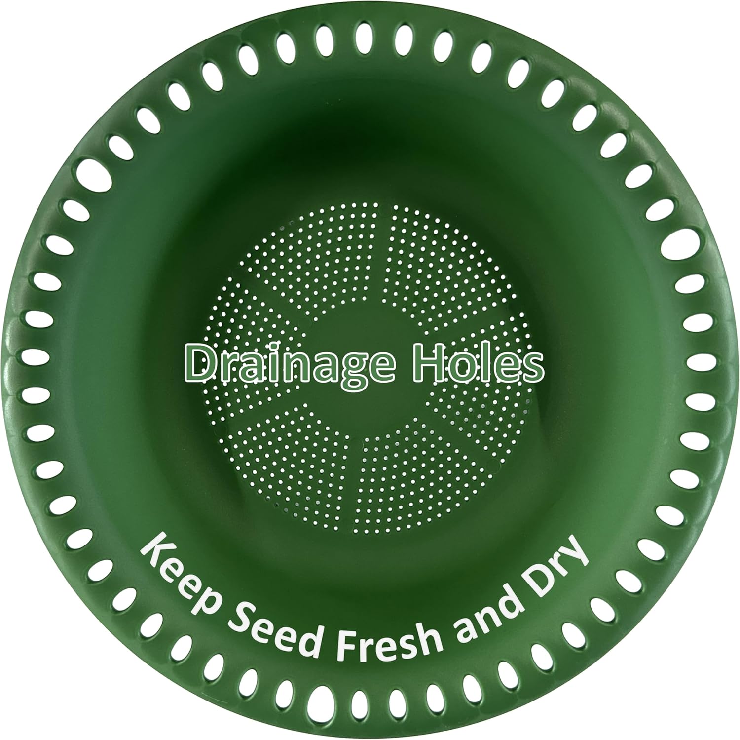 Hanging Bird Feeder Tray with Drainage Holes for Outside Fit Most Seed