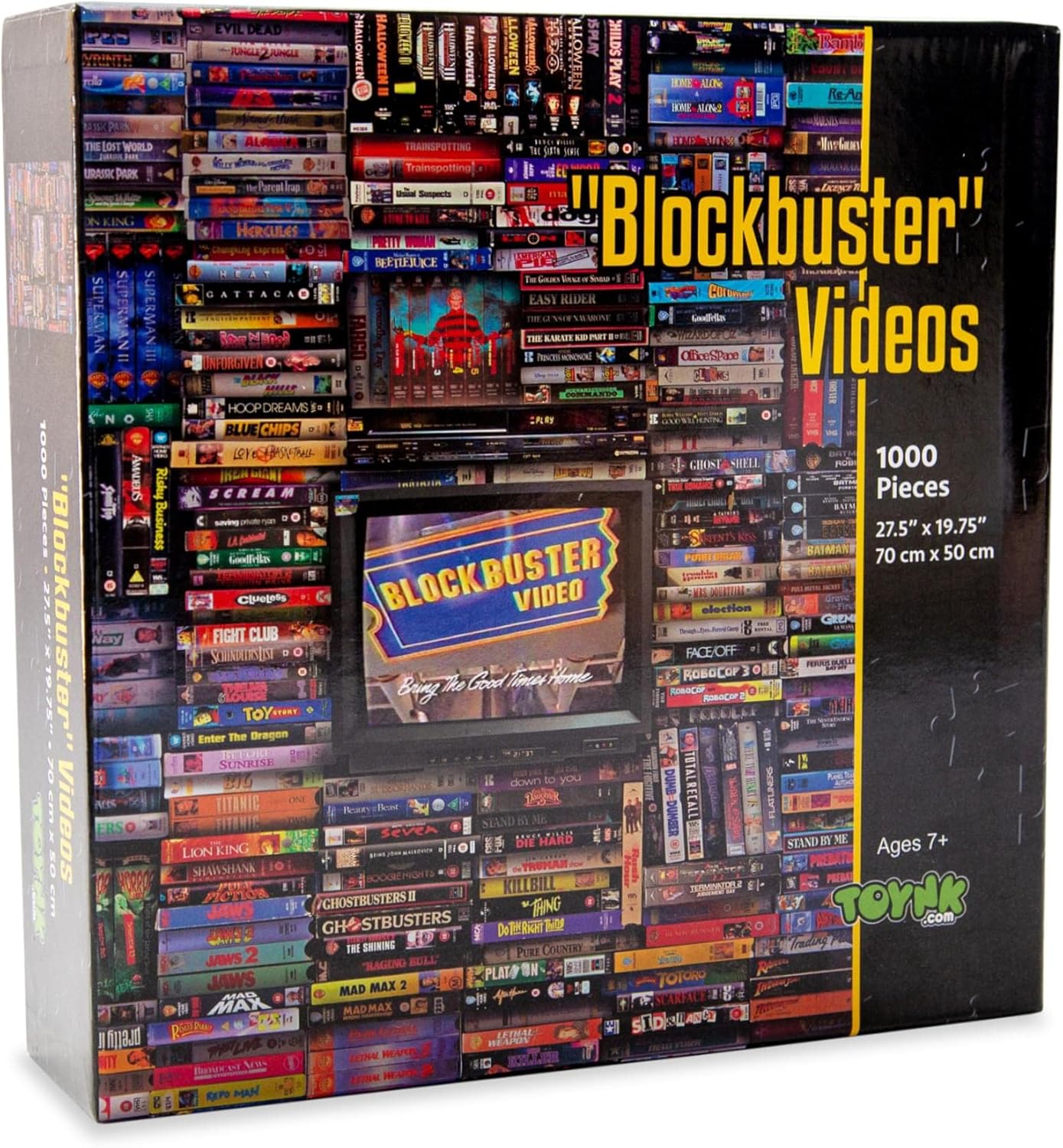 Blockbuster Era 1000-Piece Jigsaw Puzzle, Brain Teaser for Kids and Ad