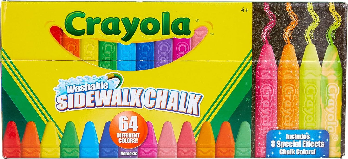 Crayola Ultimate Washable Chalk Collection (64ct), Essential Easter Ba