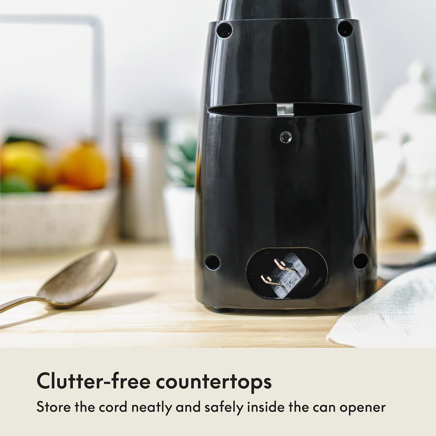 bella Electric Can Opener and Knife Sharpener, Removable Cutting Lever