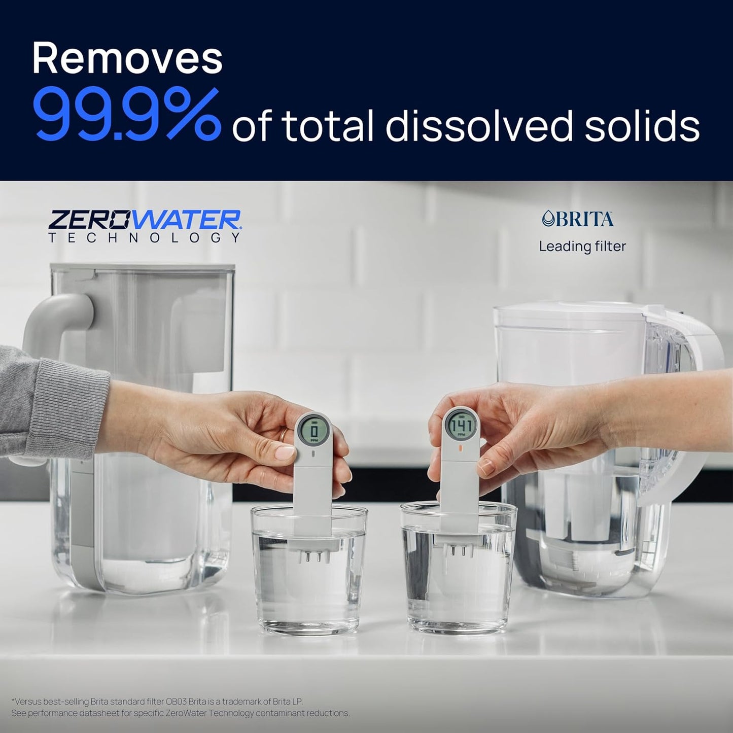 Culligan with ZeroWater Technology 12-Cup Water Filter Pitcher – Inclu