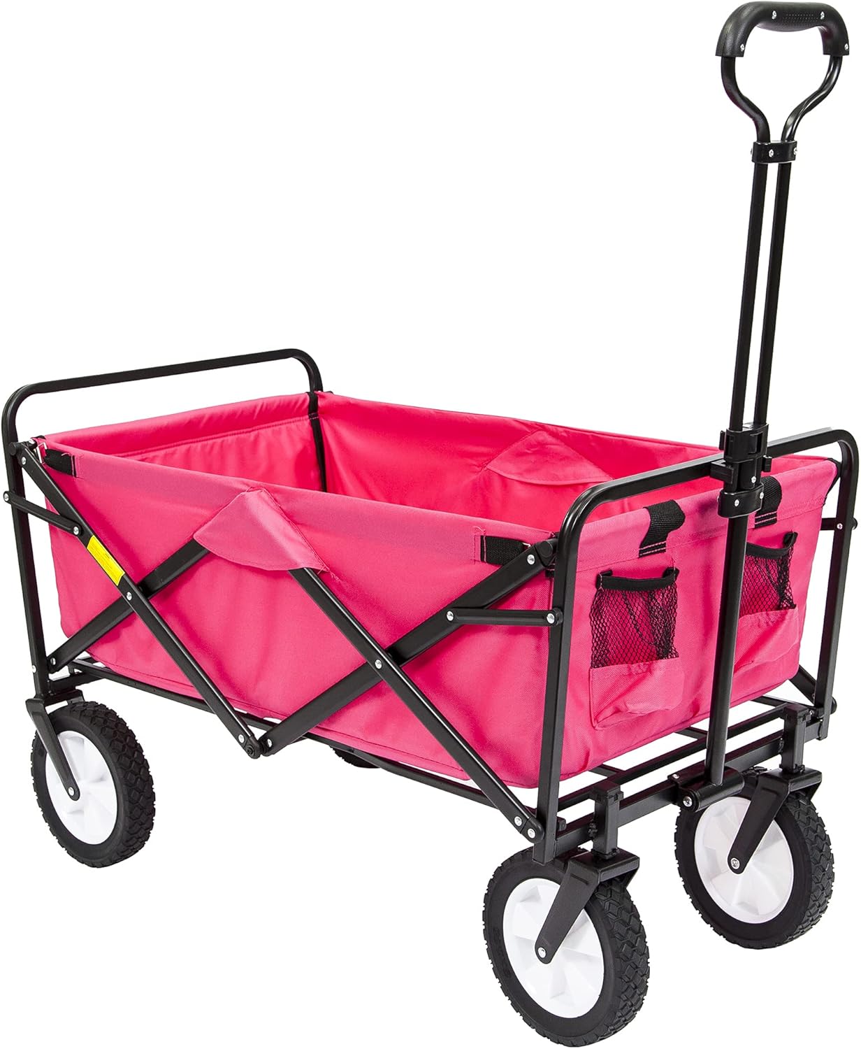 Mac Sports Mac Wagon (WTC-118) Pink & MacSports Collapsible Folding Outdoor Utility Wagon, Black