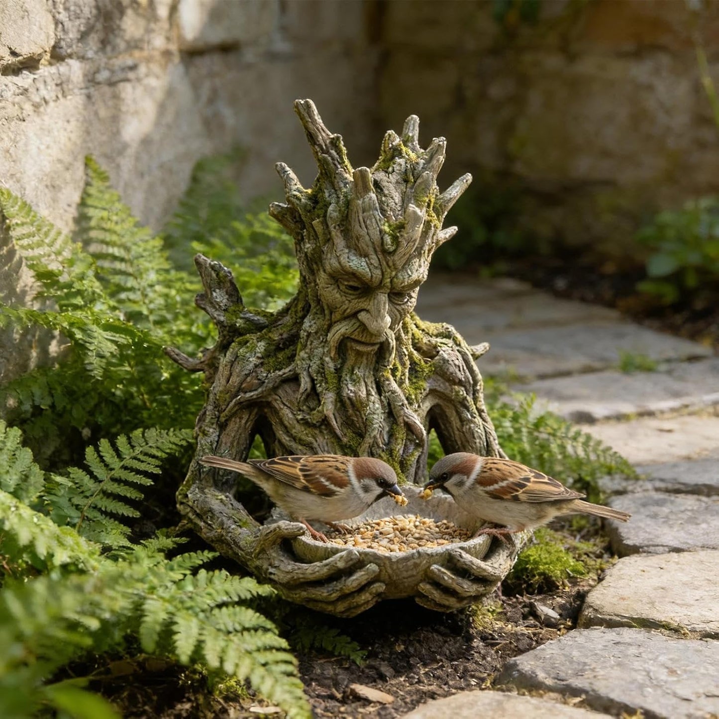 Bird Feeder for Outside | All-Weather Sculpture | Outside Wild Bird Fe