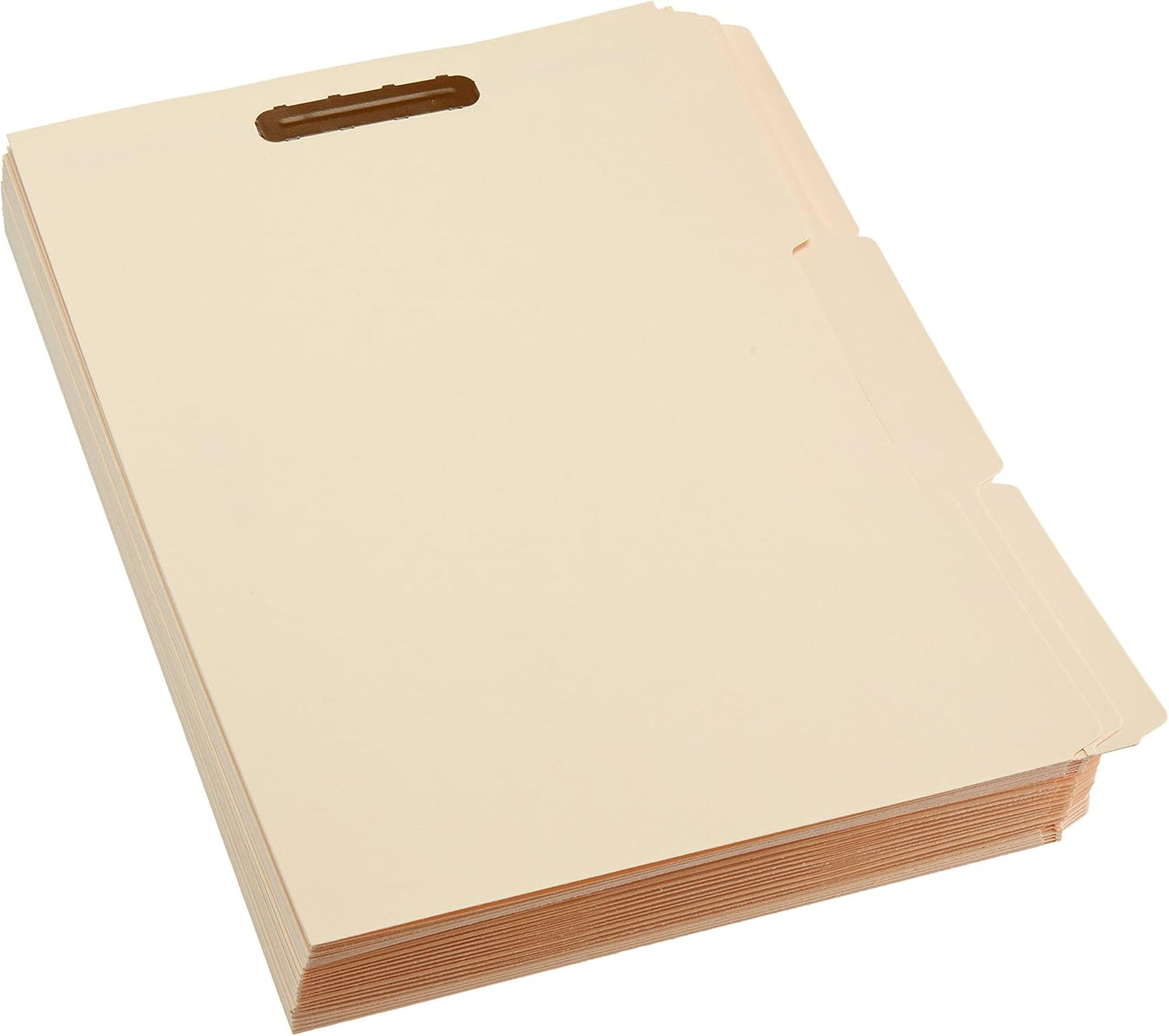 Amazon Basics Manila File Folders with Fasteners for Organized Filing,
