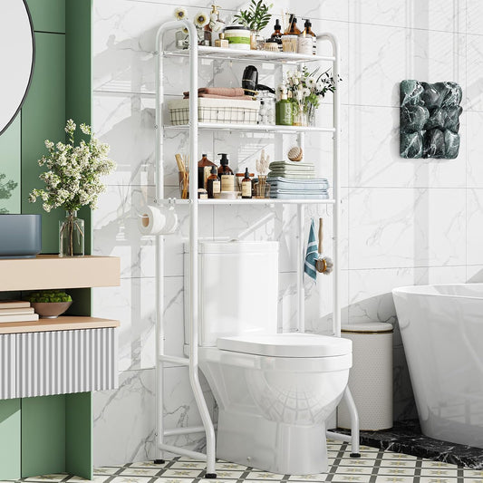 Simple Trending Over The Toilet Storage Rack, Metal 3 Tier Bathroom Or