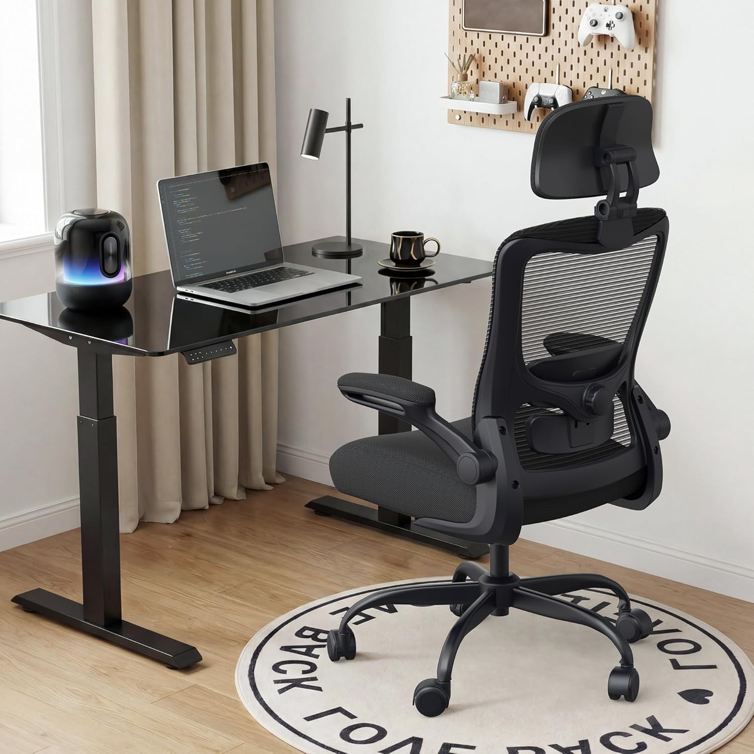Ergonomic Office Chair, High Back Mesh Desk Chair with Adjustable Lumb