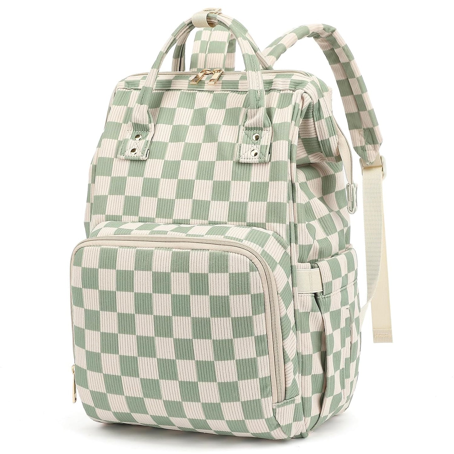 Baby Diaper Bag Backpack for Mom, Large Capacity Travel Nappy Bag for 