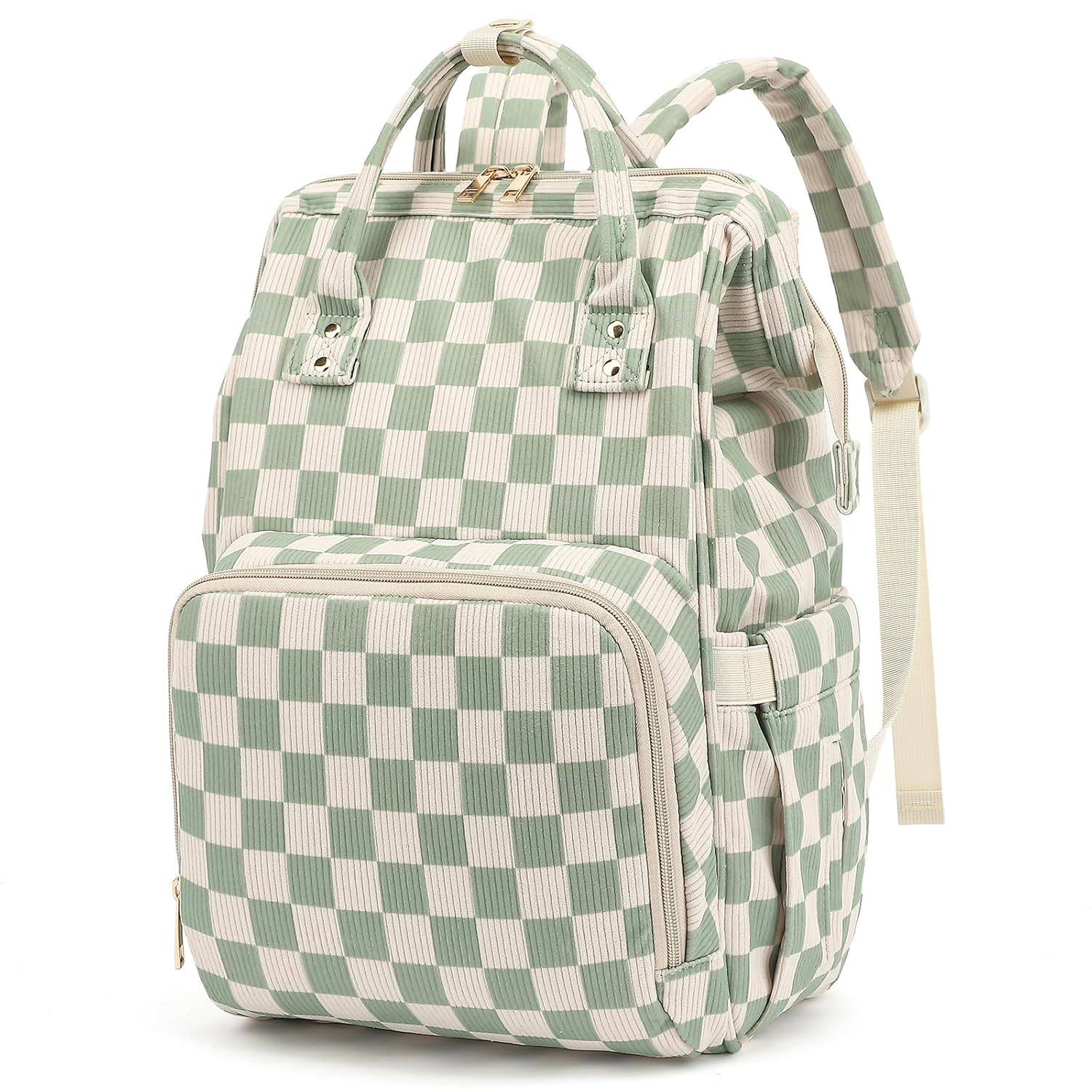 Baby Diaper Bag Backpack for Mom, Large Capacity Travel Nappy Bag for 