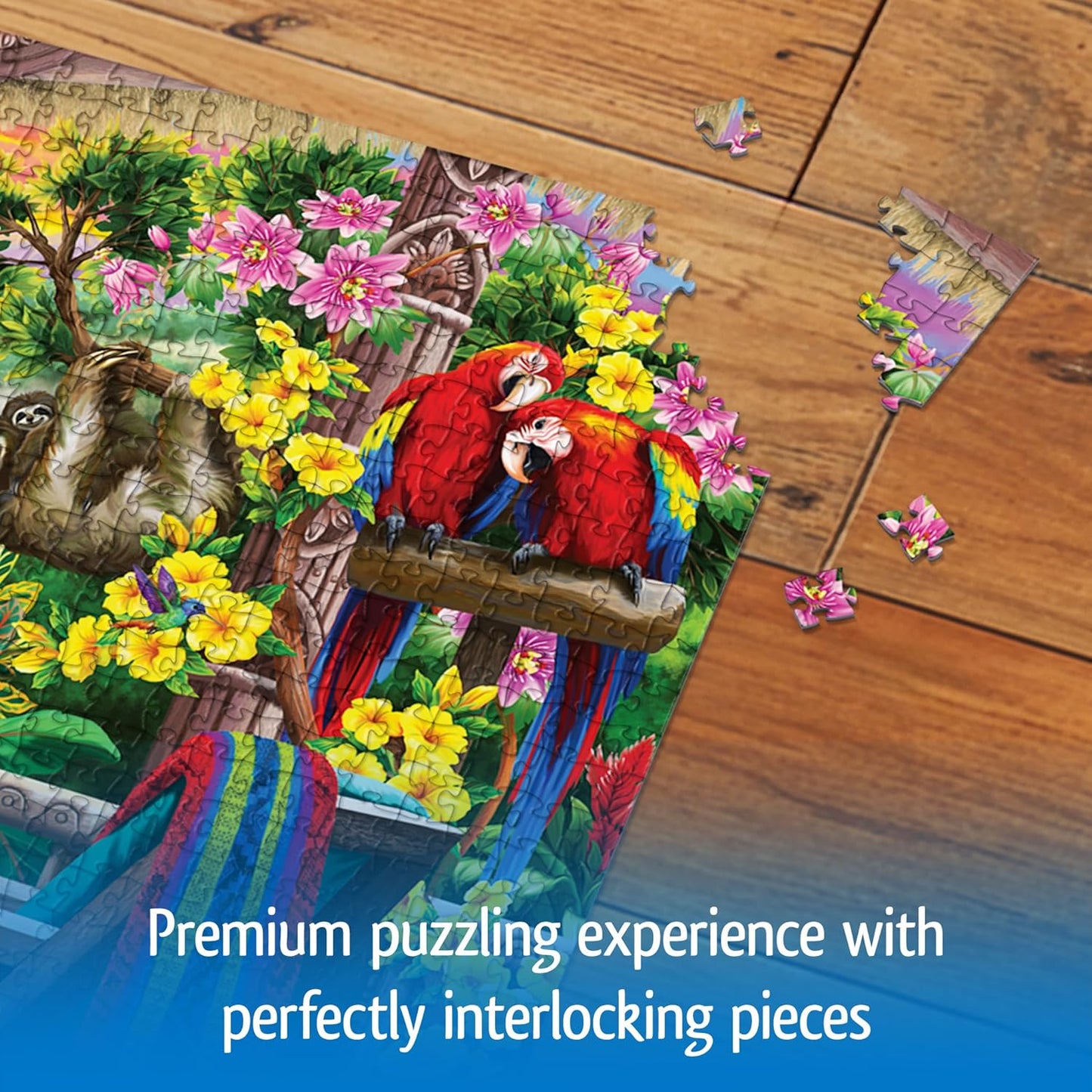 Wonder Forge Tropical Retreat 1000 Piece Jigsaw Puzzle for Adults | Un