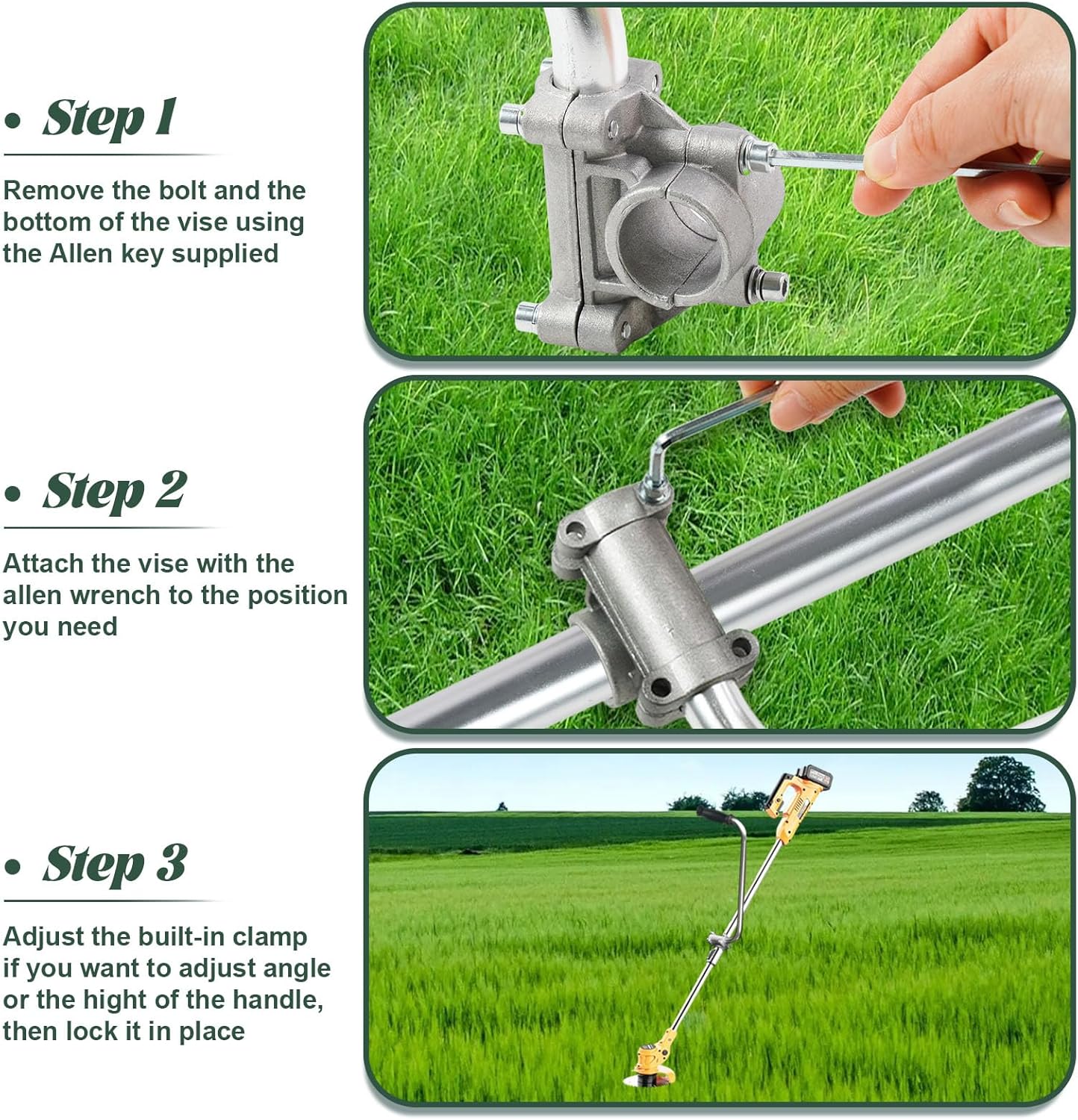 2PCS Weed Eater Handle - String Trimmer Handle, Ergonomic Trimmer Grip