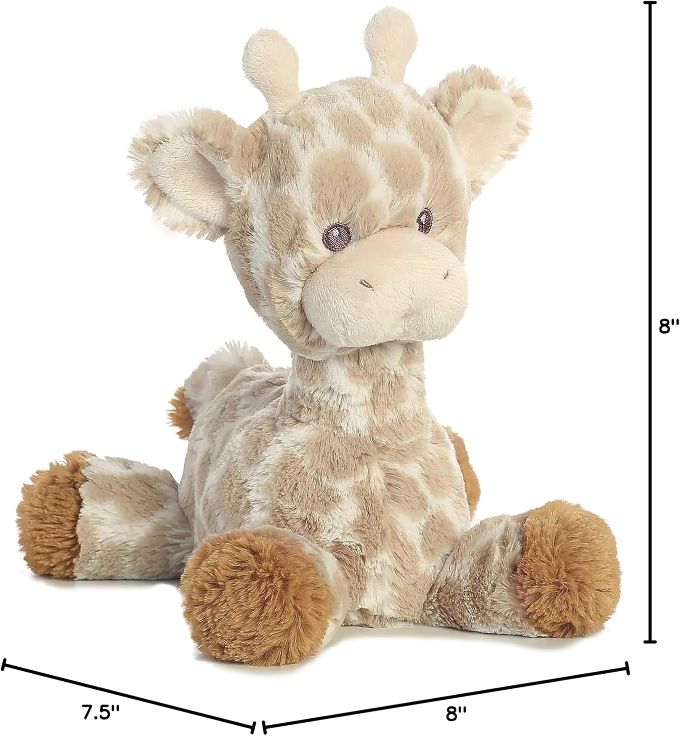 Aurora® Snuggly Loppy Giraffe™ Baby Stuffed Animal - Comforting Compan