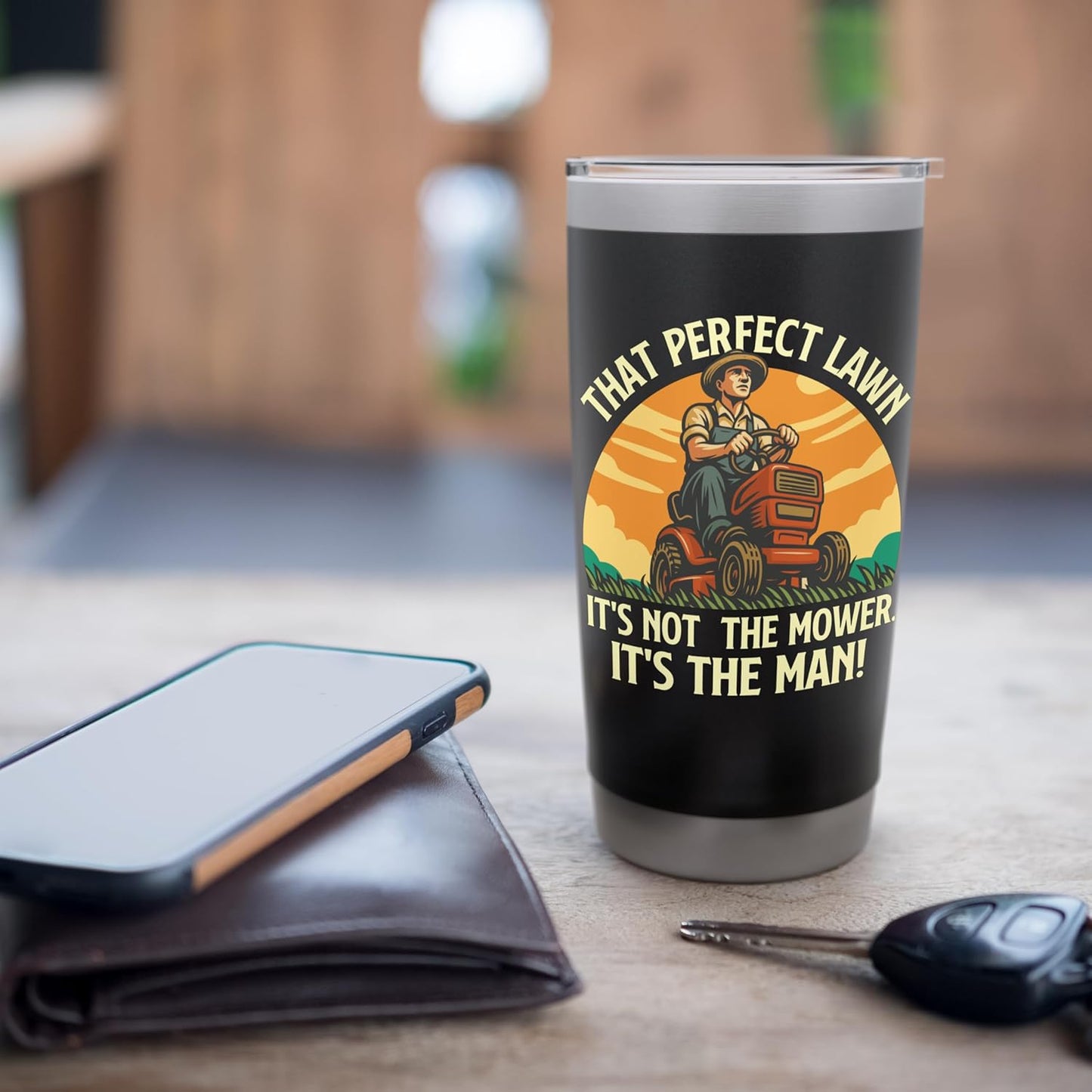 That Perfect Lawn - Landscaping Lawn Mower Mowing Stainless Steel Insulated Tumbler