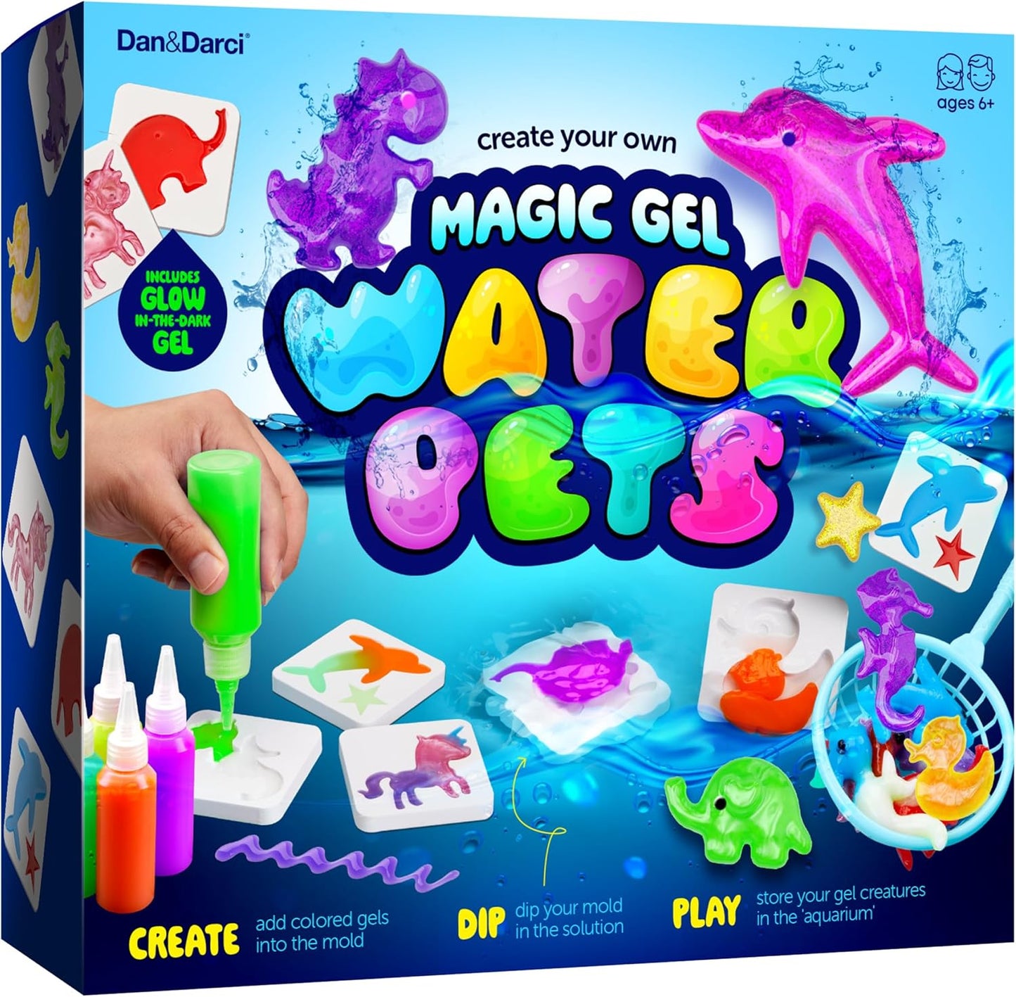 Dan&Darci Aqua Fairy Water Gel Kit for Kids - Easter Gift - Magic Elf 