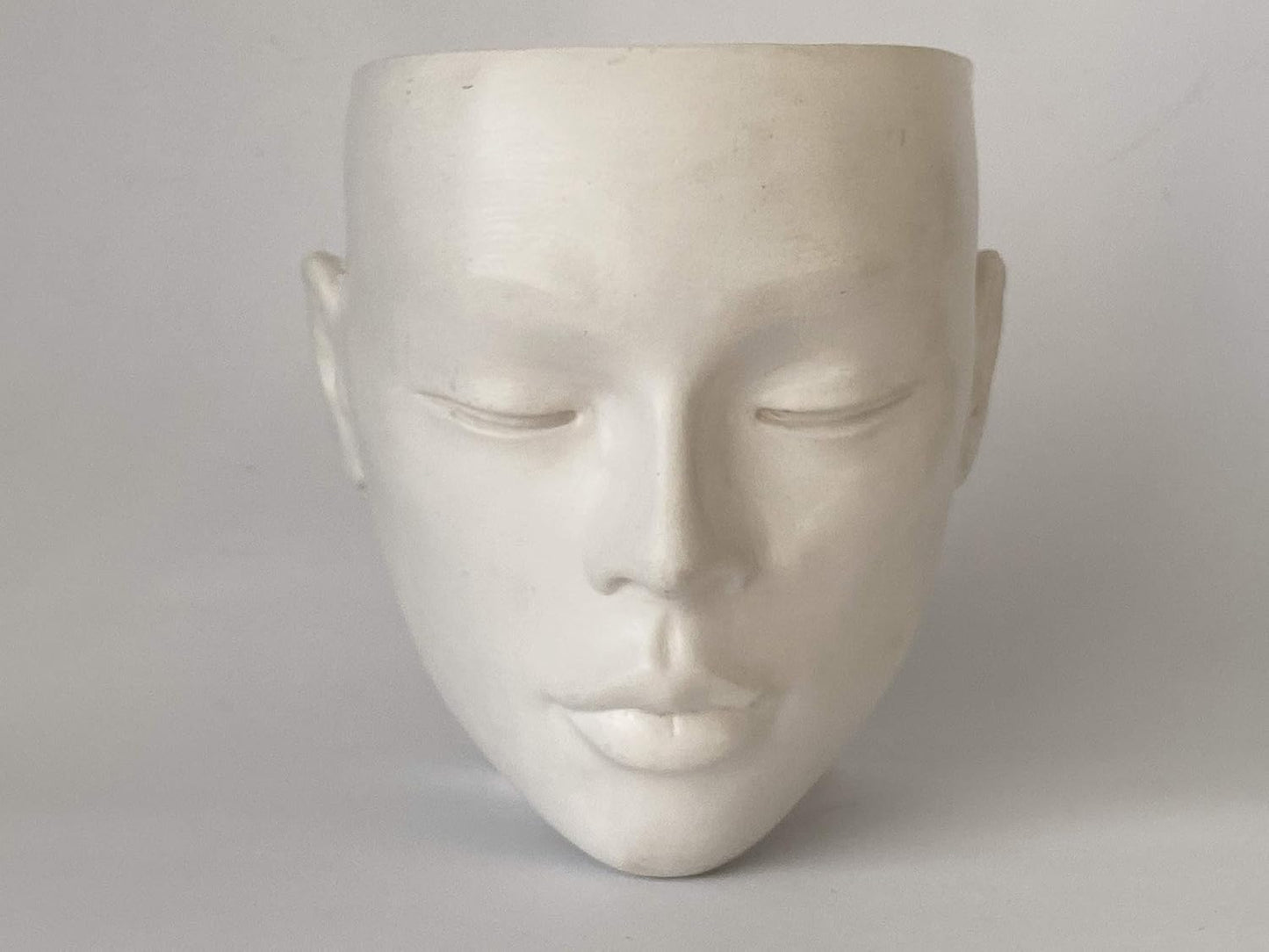 Head Planter Face Wall Hanging Table Vase Female
