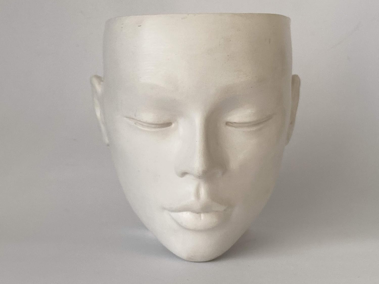 Head Planter Face Wall Hanging Table Vase Female