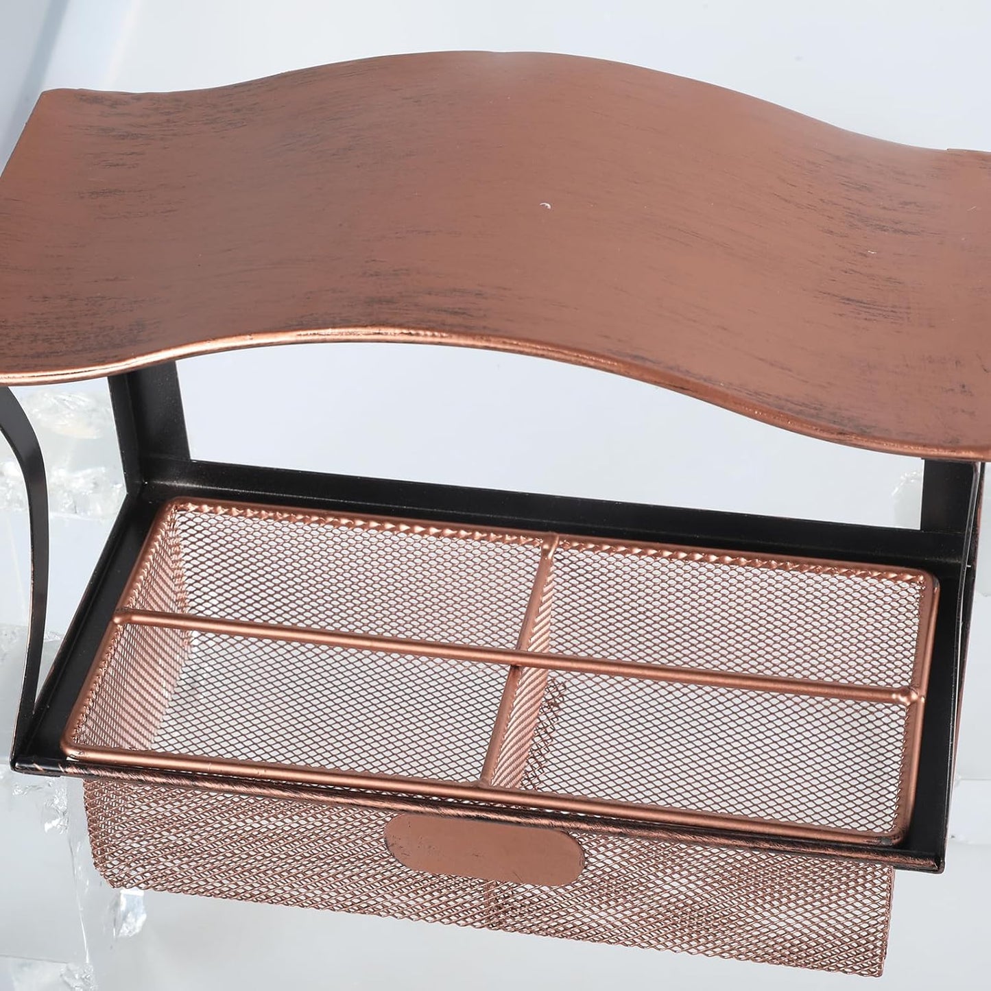 Window Bird Feeder for Outdoor Iron Window Feeders Bird Feeding Tray with 360 Panoramic View for Wildbird Adhesive