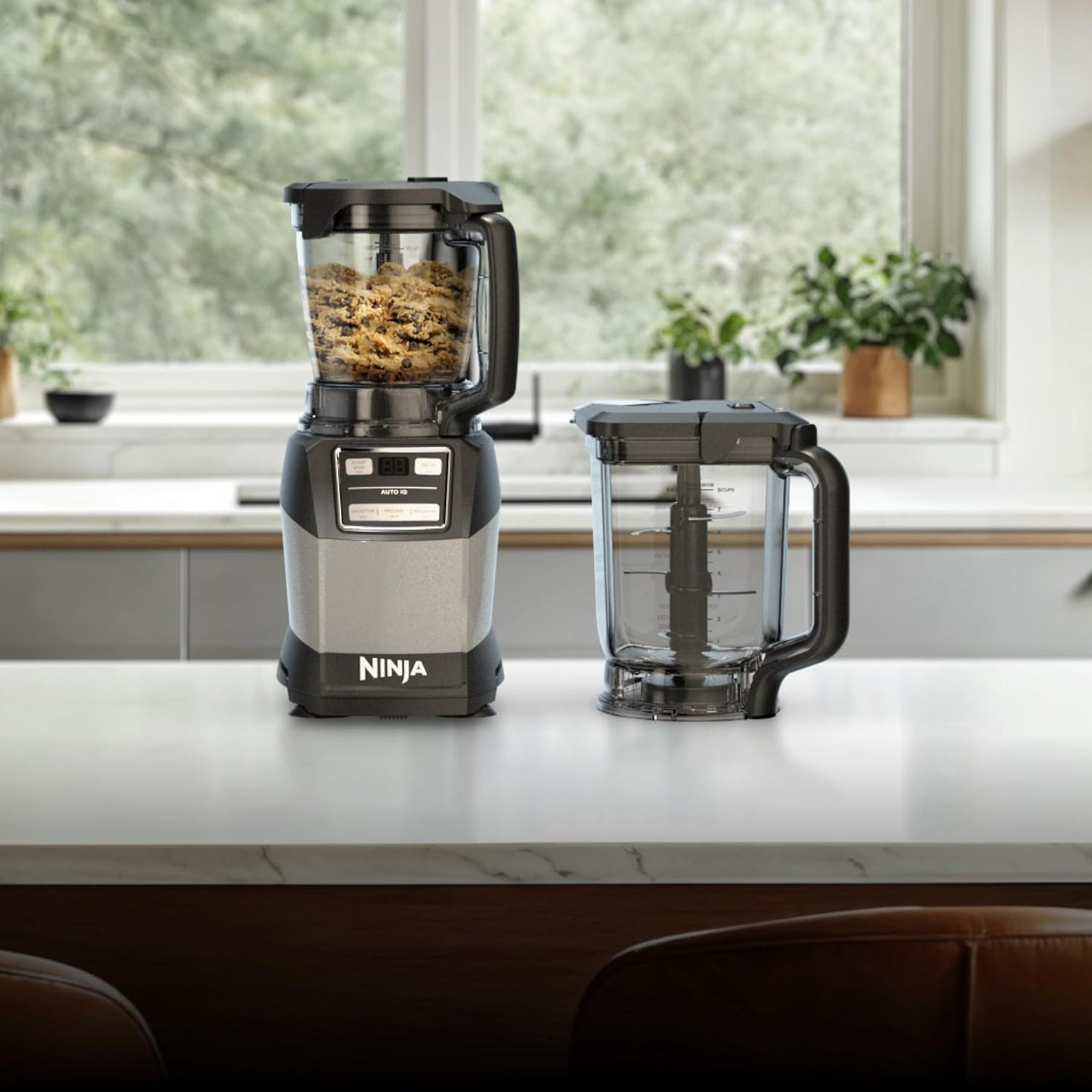 Ninja Blender, Compact Kitchen System, 1200W, 3 Functions for Smoothie