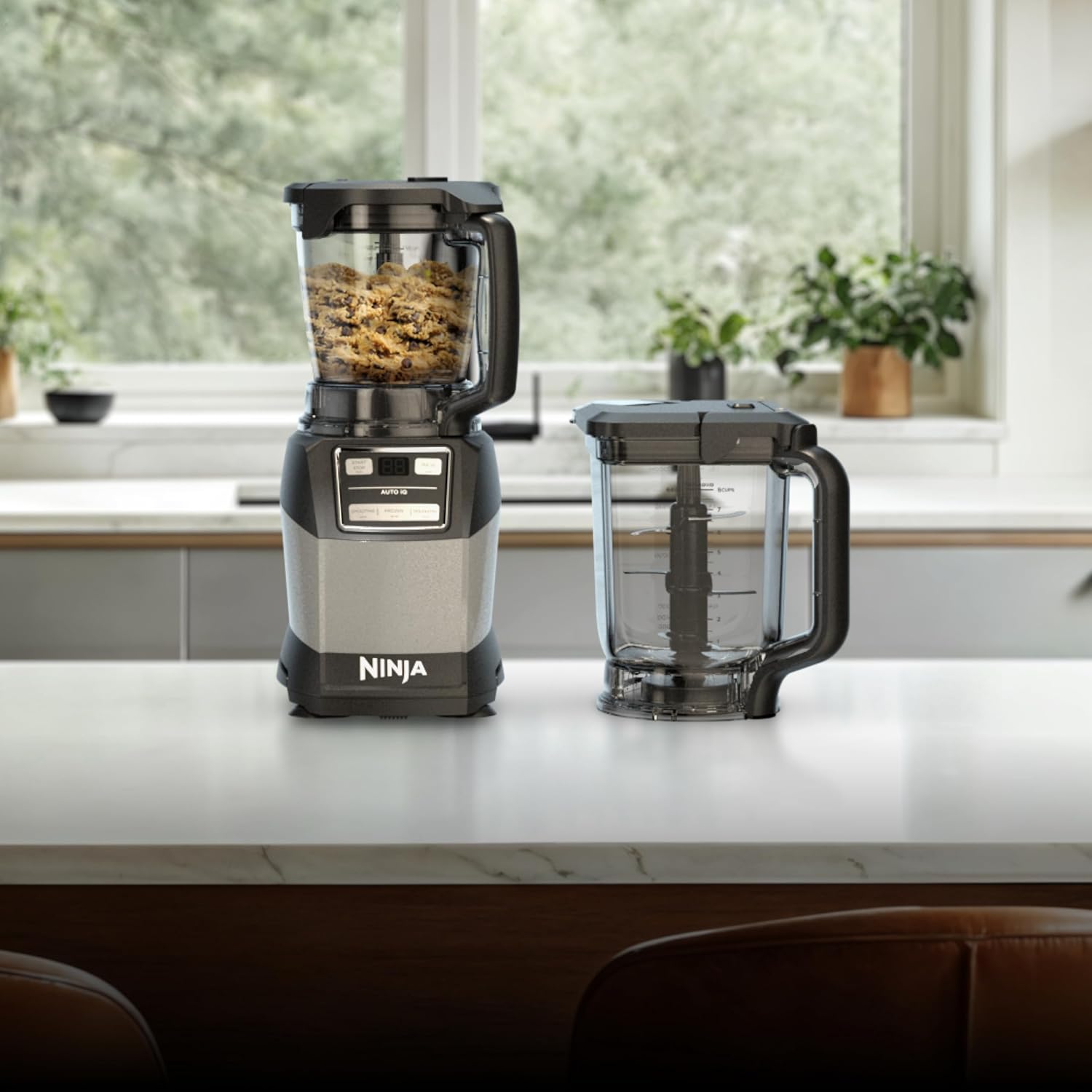 Ninja Blender, Compact Kitchen System, 1200W, 3 Functions for Smoothie
