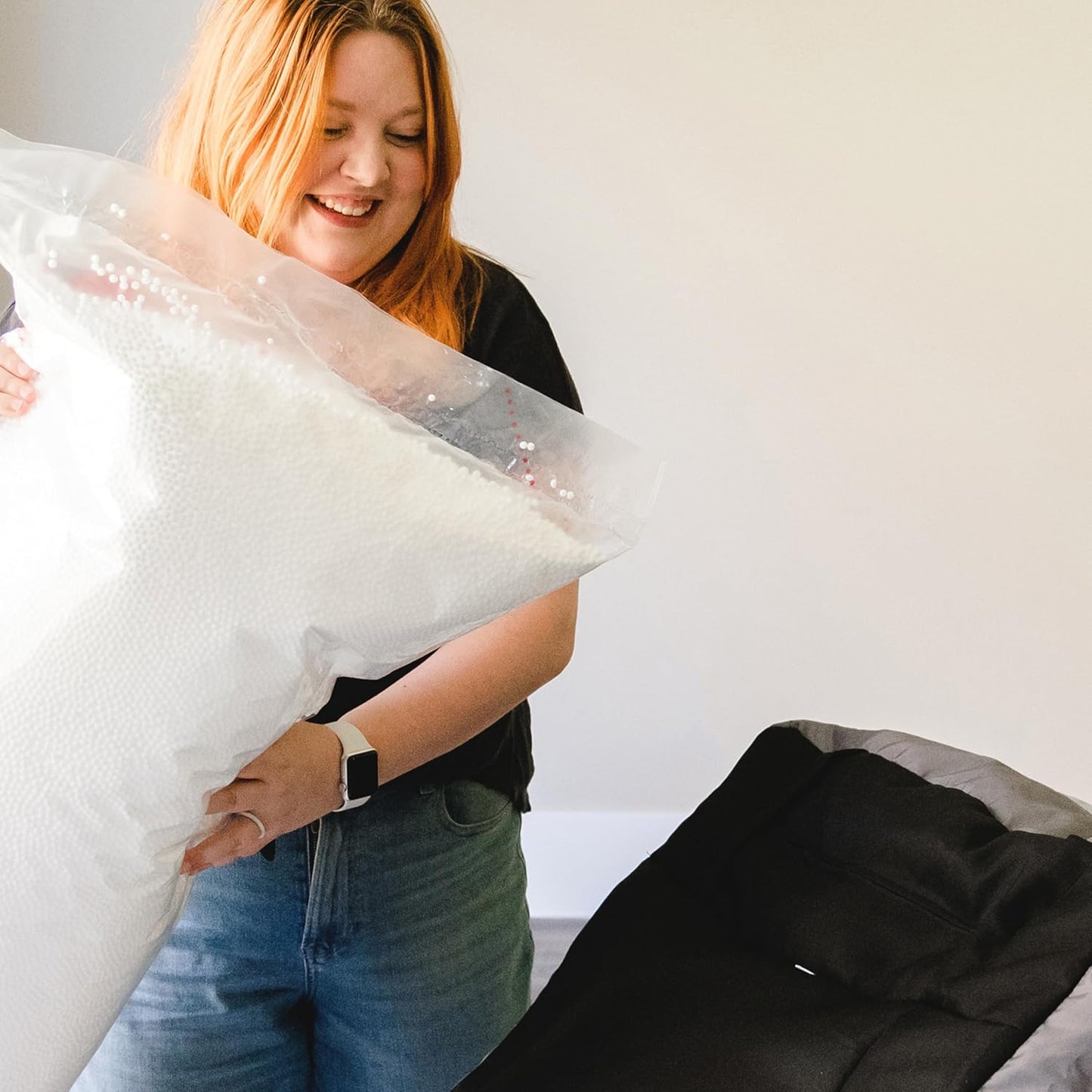 Big Joe Bean Refill Polystyrene Beans for Bean Bags or Crafts, 100 Liters