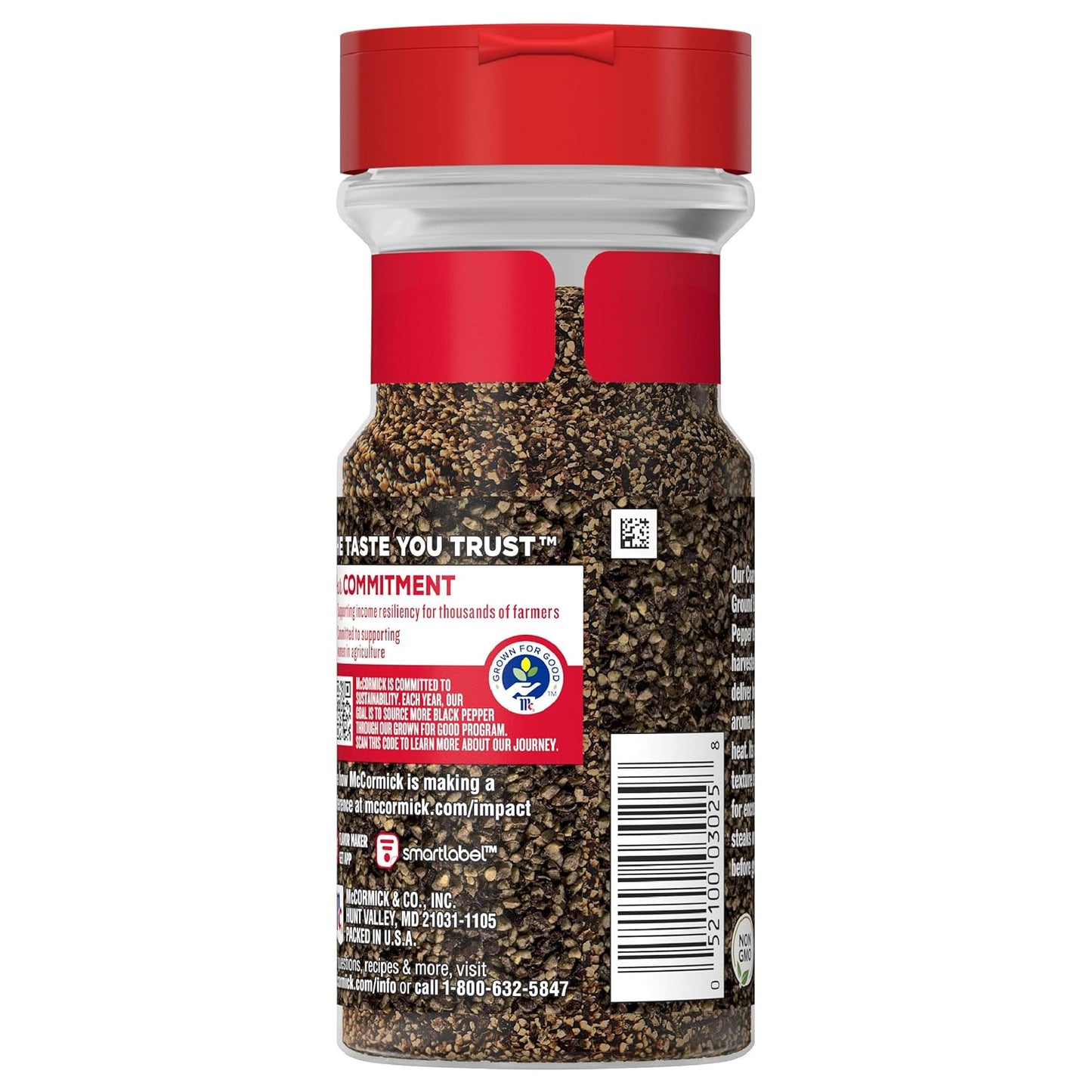 McCormick Coarse Ground Black Pepper, 3.12 oz
