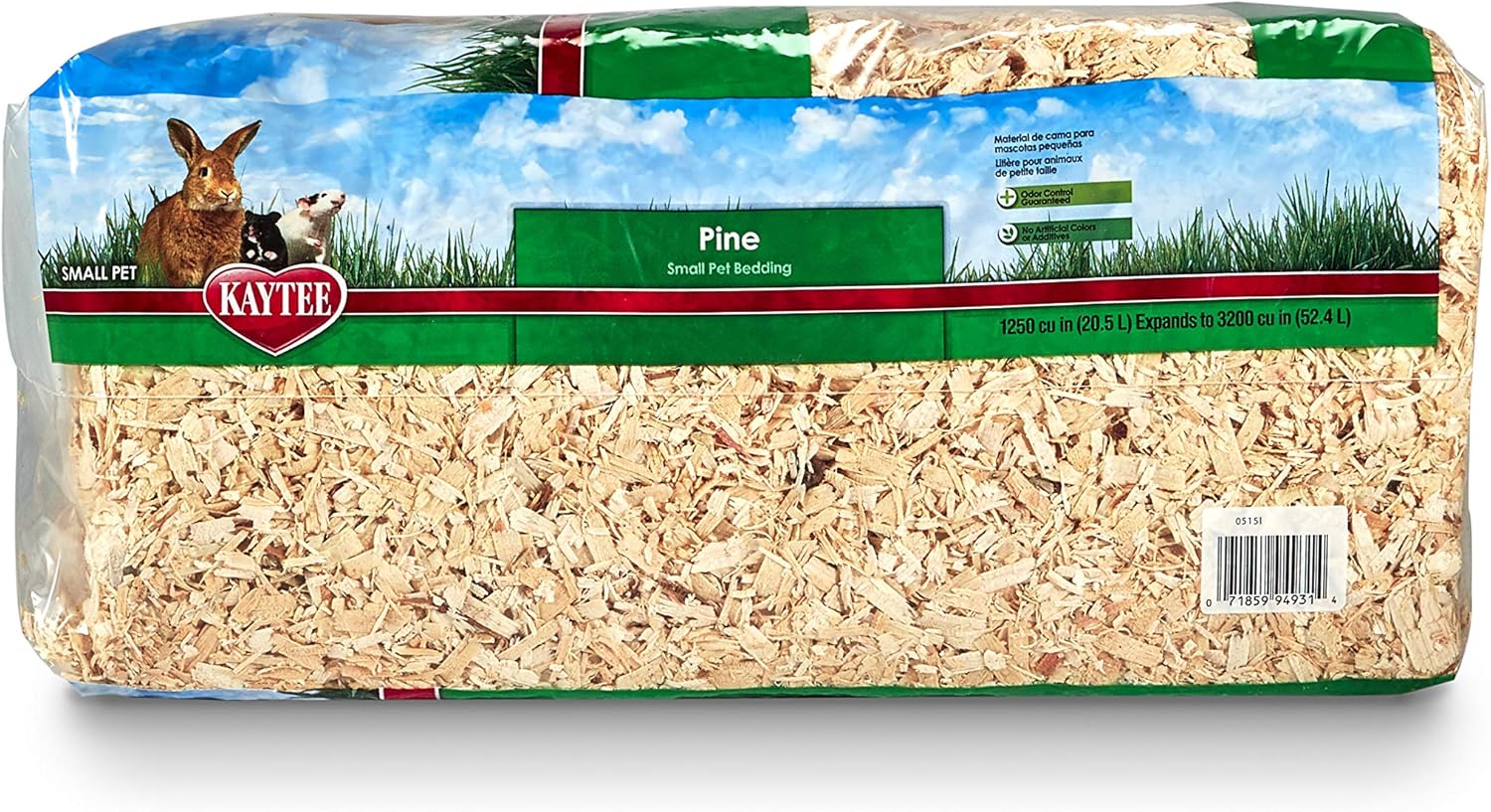 Kaytee Small Animal Pine Bedding For Pet Guinea Pigs, Rabbits, Hamster