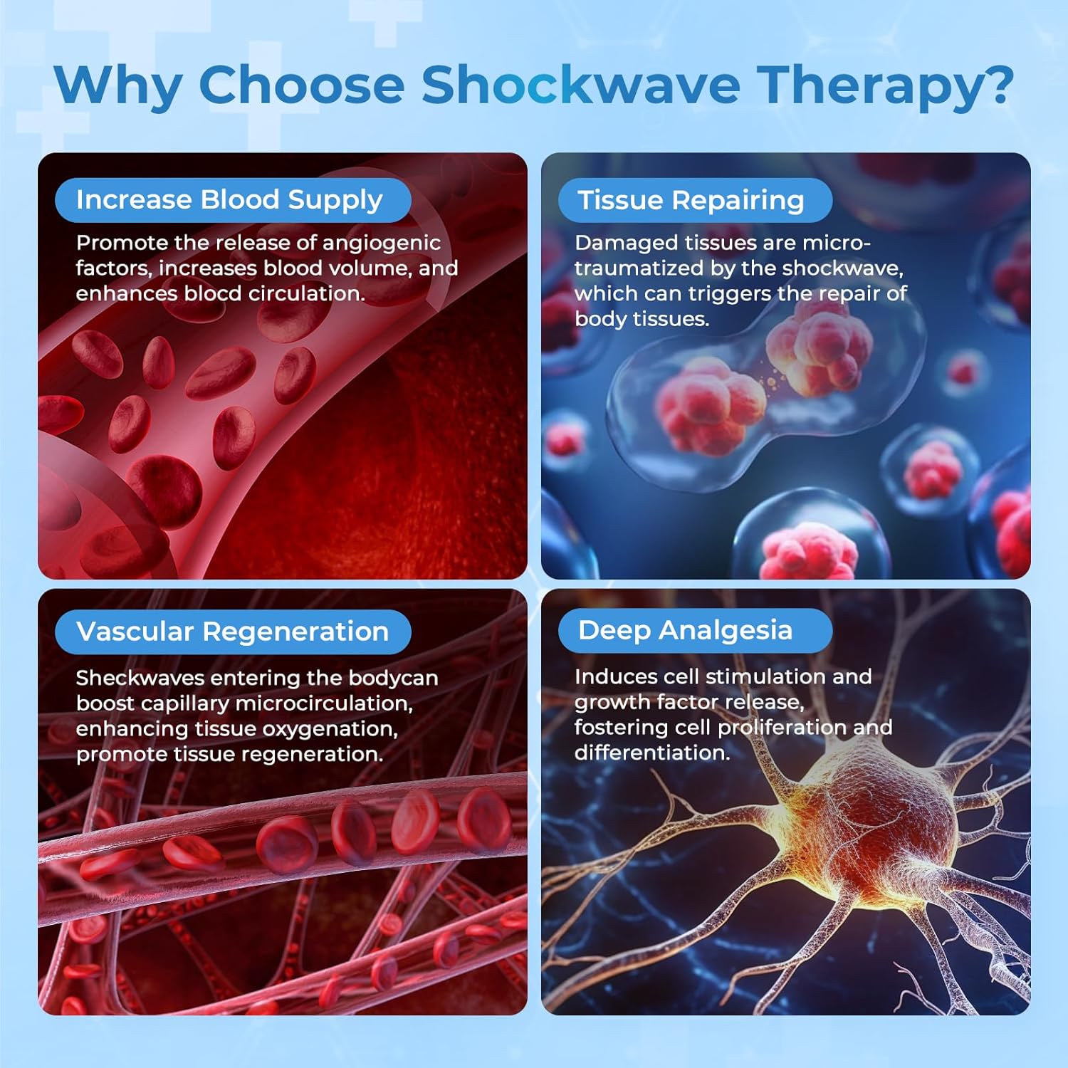 2026 New Upgraded Shockwave Therapy Machine, Extracorporeal Shock Wave