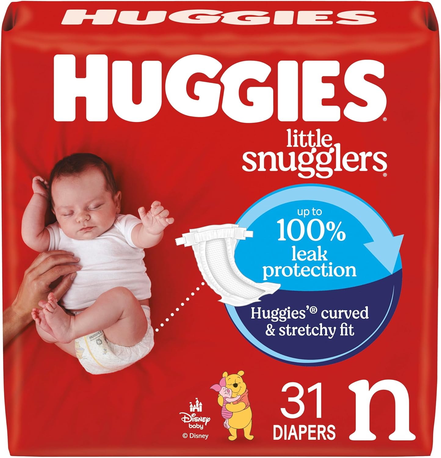 Huggies Size Newborn Diapers, Little Snugglers Baby Diapers, Size Newb