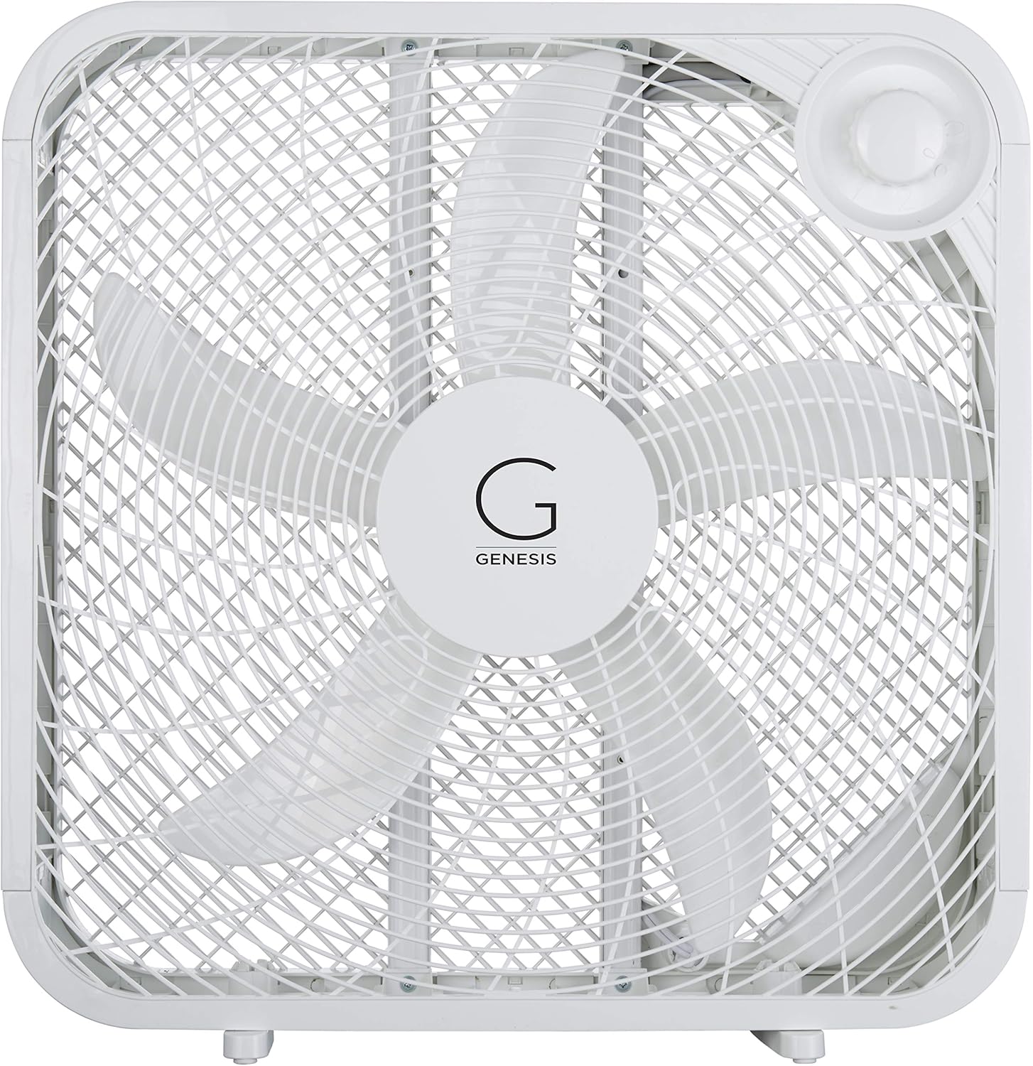 Genesis 20" Box Fan, 3 Settings, Max Cooling Technology, Carry Handle,