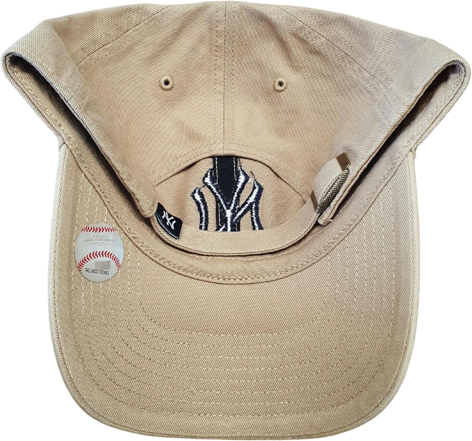 47 Brand MLB Khaki Primary Logo Clean Up Adjustable Strap Baseball Dad