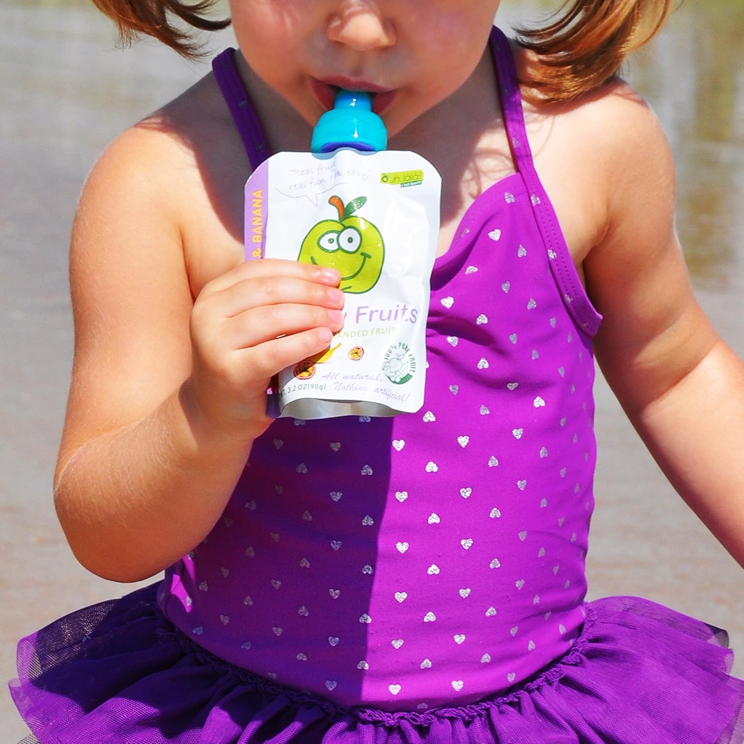 ChooMee SoftSip Food Pouch Top | Baby Led Weaning | No Spill Flow Cont