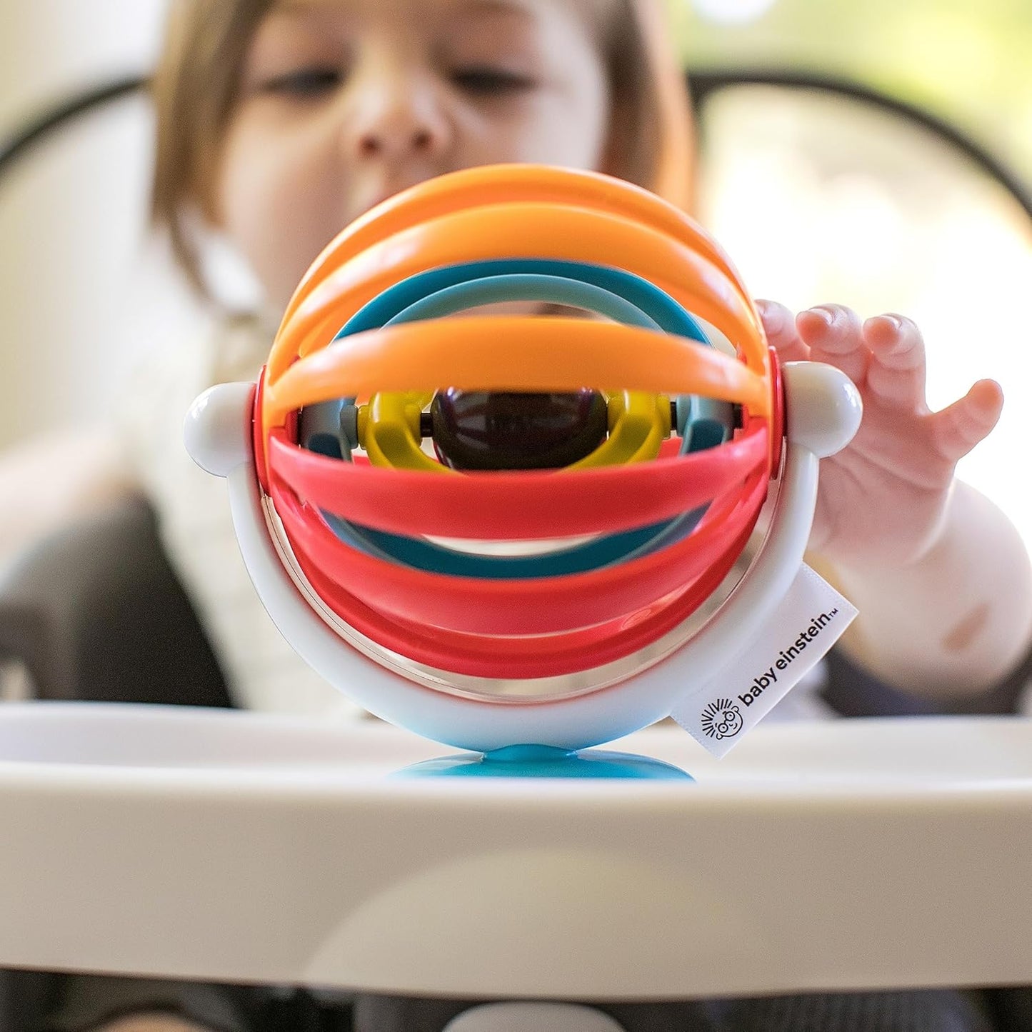 Baby Einstein Sticky Spinner BPA-Free High Chair Activity Toy, Ages 3 