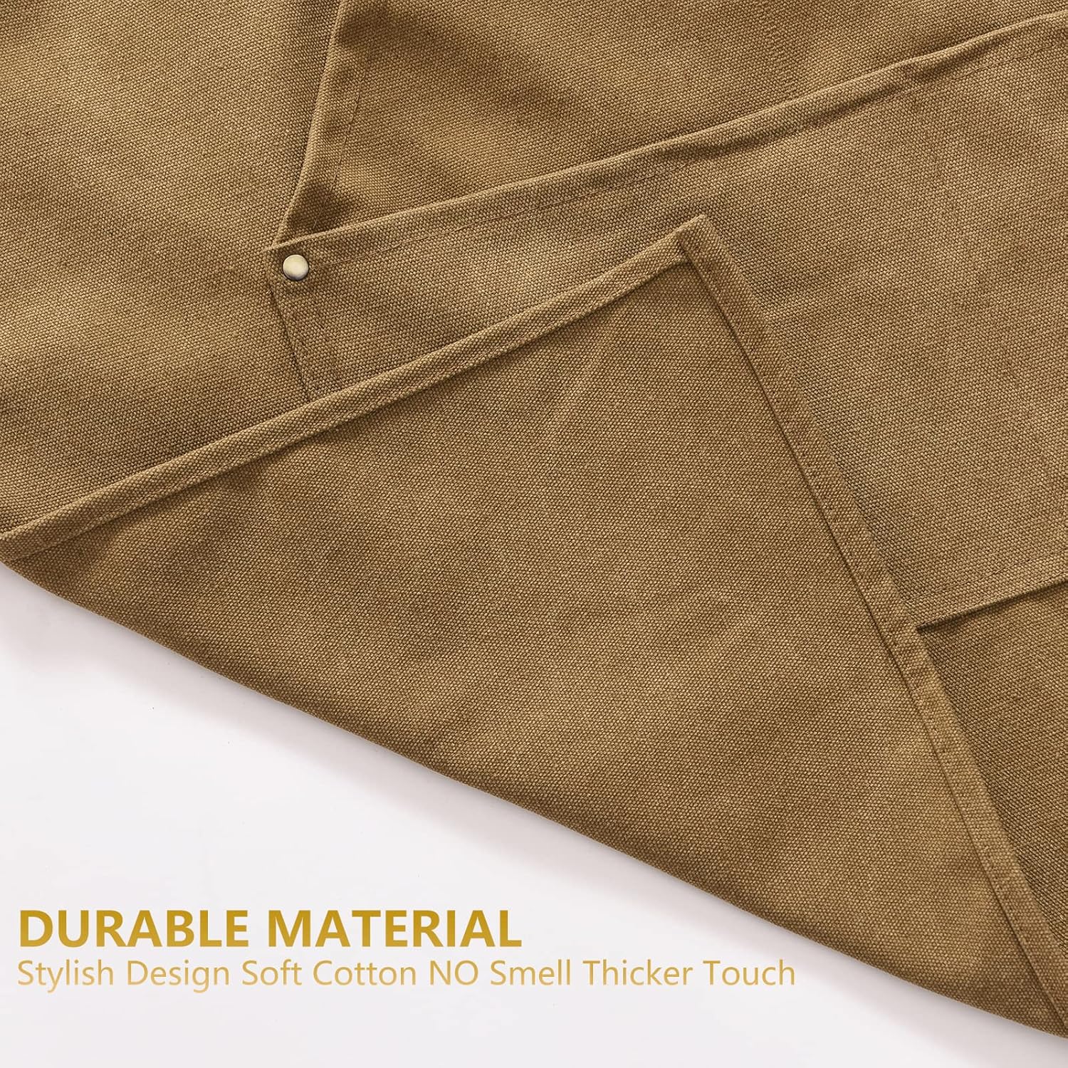 Canvas Aprons for Men Chef Apron, Work Apron with Large Pockets - 16oz