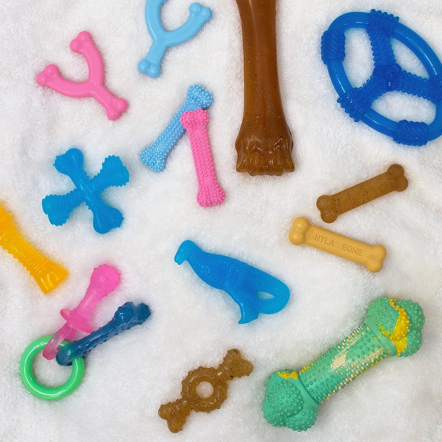 Nylabone Ring Bone Chew Toy for Puppies, Puppy Teething Toys, Puppy En