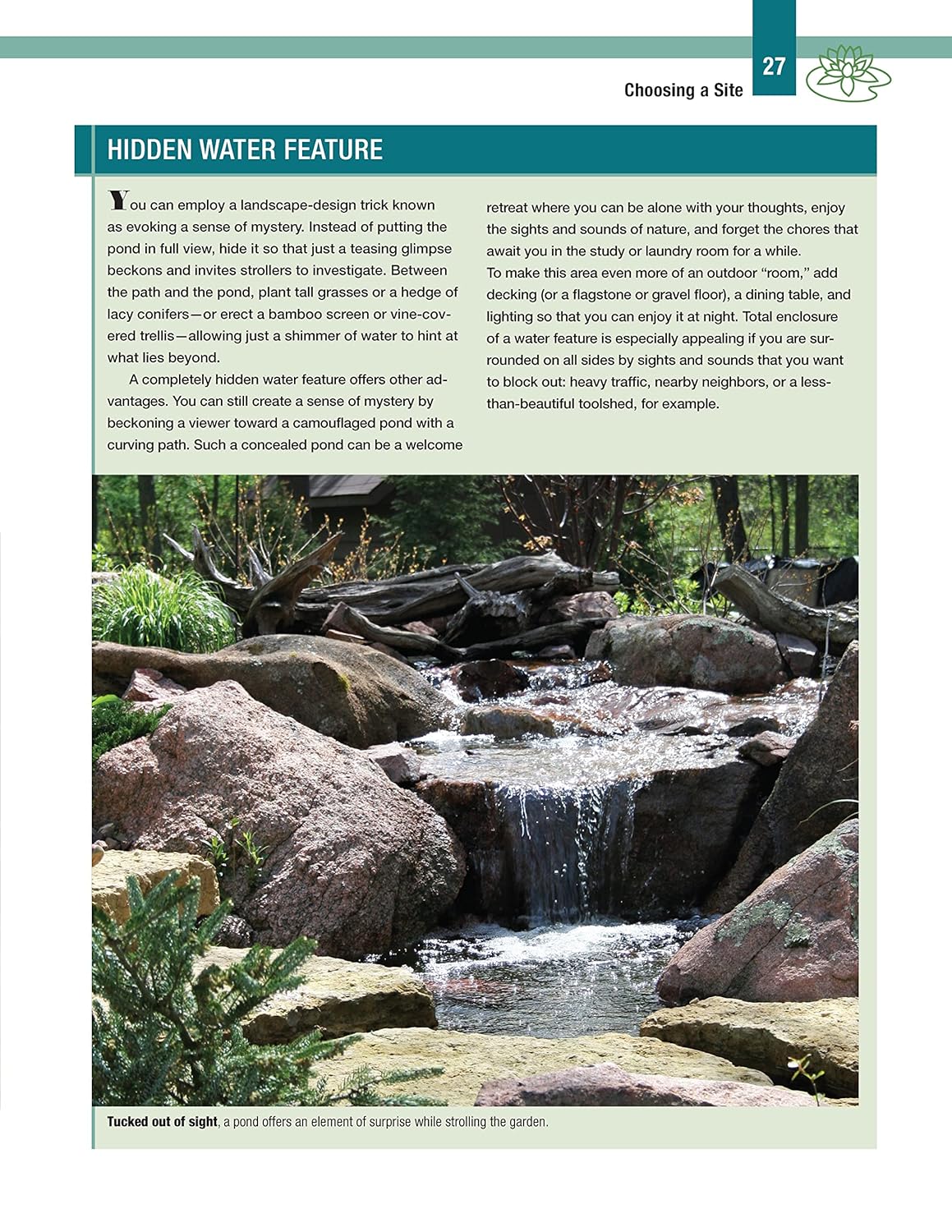 DIY Guide to Ponds, Fountains, Rain Gardens & Water Features, Revised 