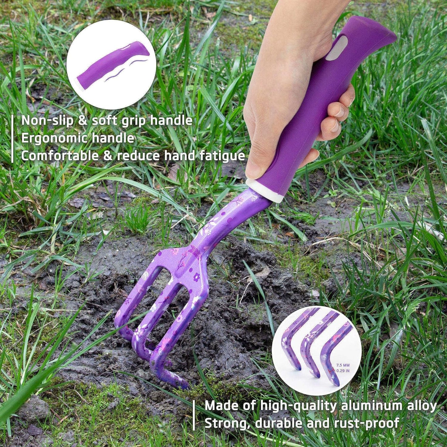 Gardening Gifts for Women, Garden Tool Set, Heavy Duty Gardening Hand 