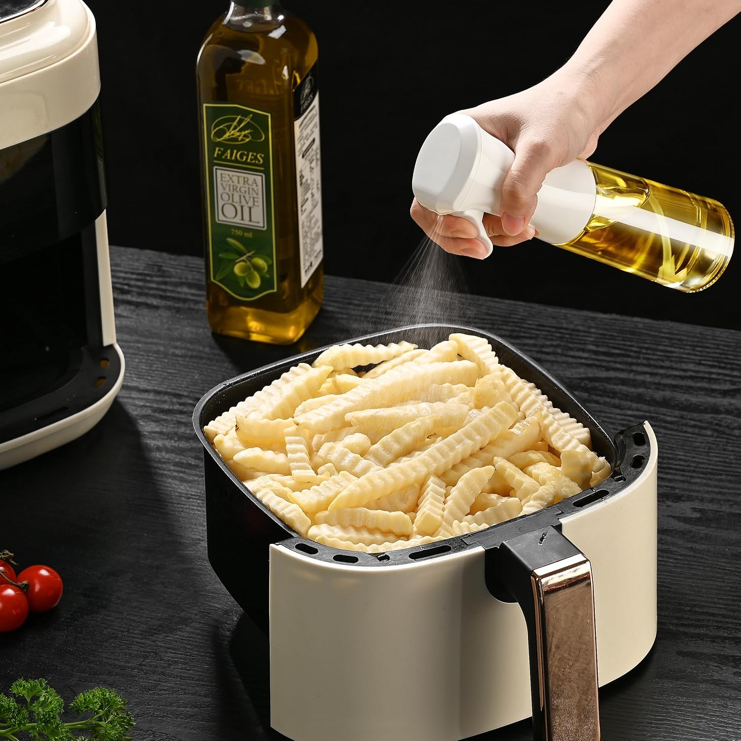 Oil Sprayer for Cooking- 200ml Glass Olive Oil Sprayer Mister, Olive O
